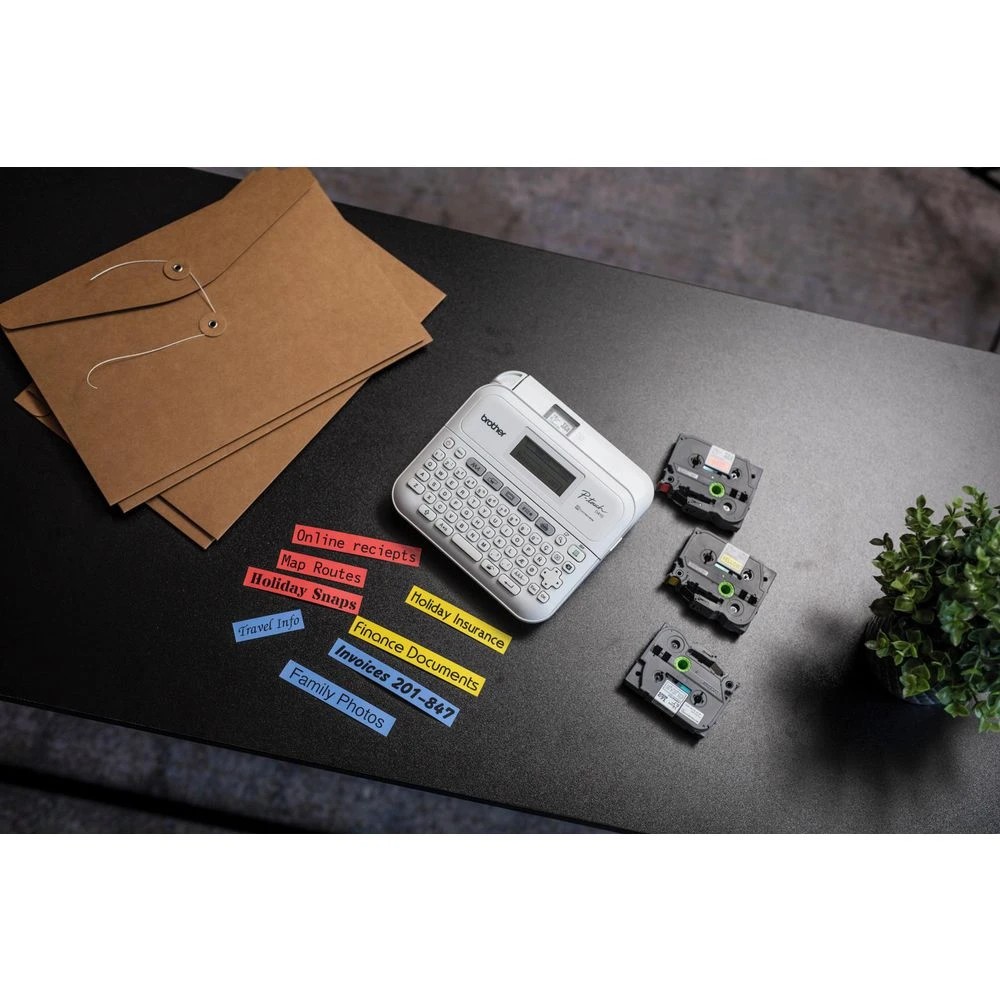 10 Brother PTD410 Desktop Label Printer White, 10 of 10