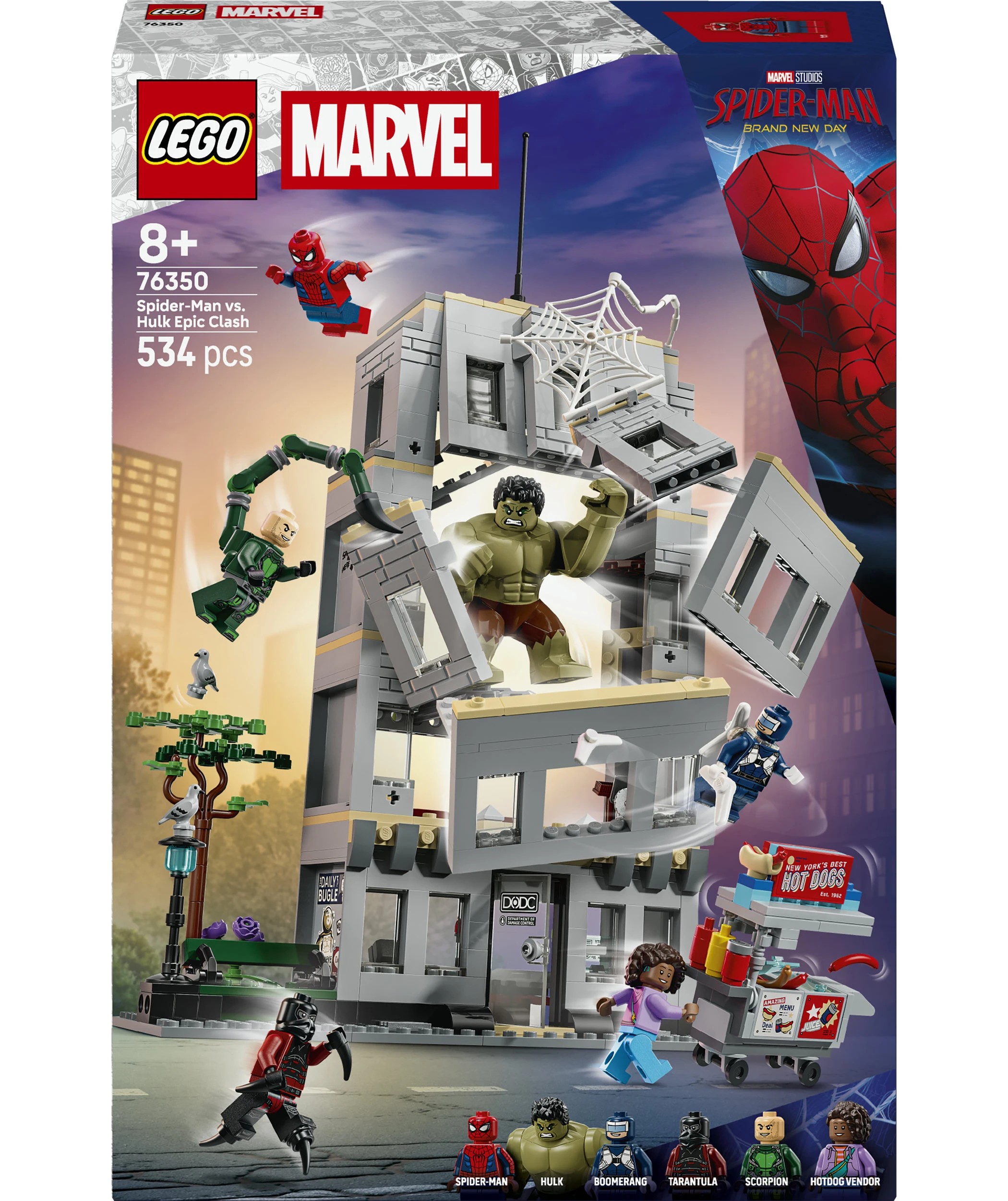 1 LEGO Super Heroes Spider-Man vs. Hulk Epic Clash 76350, 1 of 9