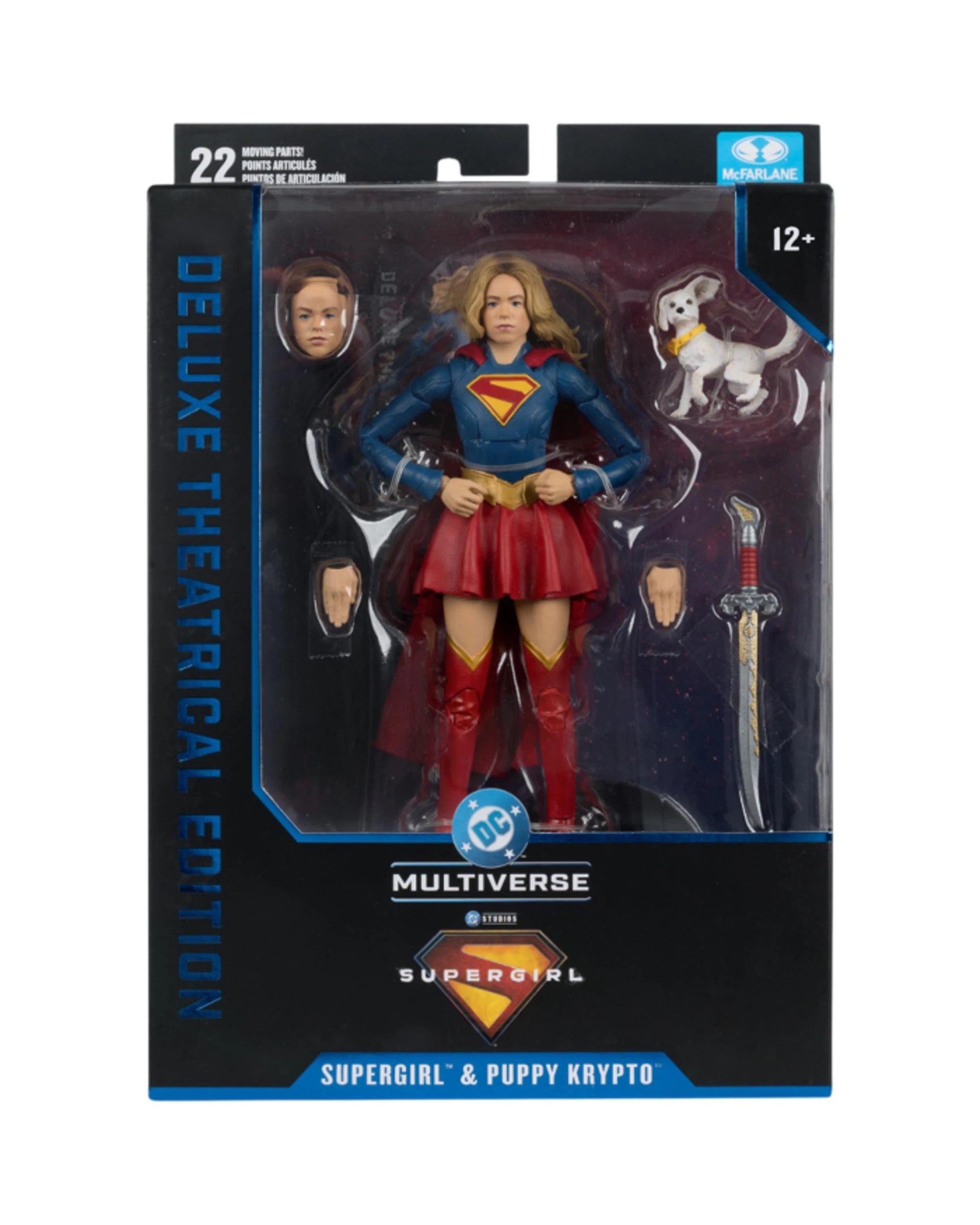 1 McFarlane DC Multiverse Supergirl - 2026 -  Supergirl and Puppy Krypto Deluxe Theatrical Edition 7 inch Figure, 1 of 8