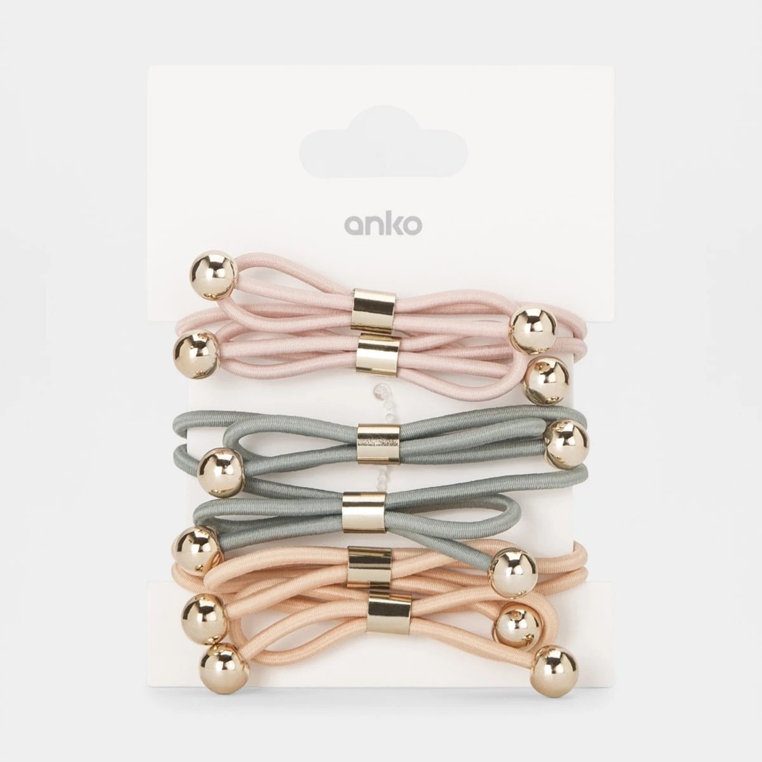 5 6 Pack Bow Bobble Hair Ties, 5 of 5