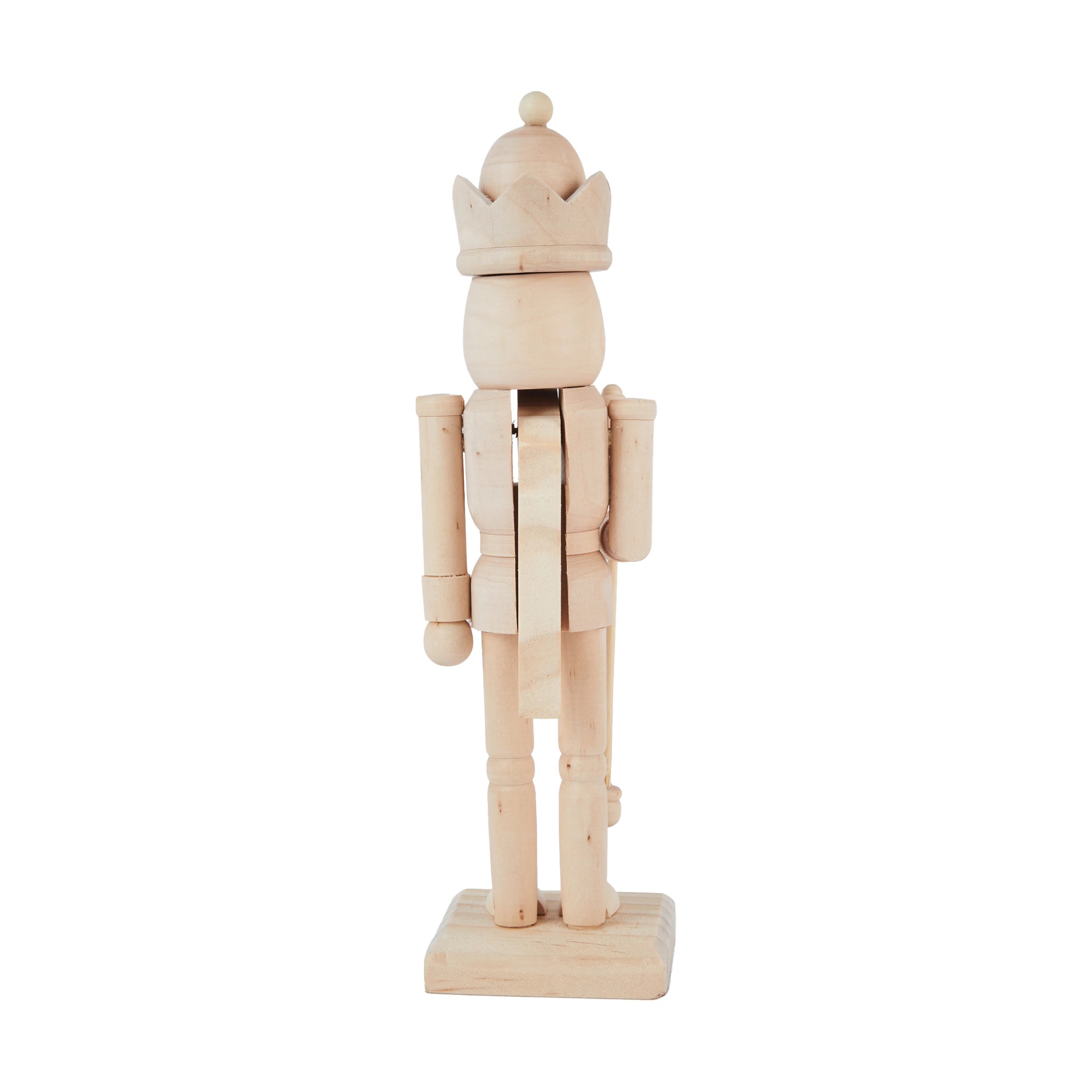 3 Craft Wood Blank Nutcracker, 3 of 5