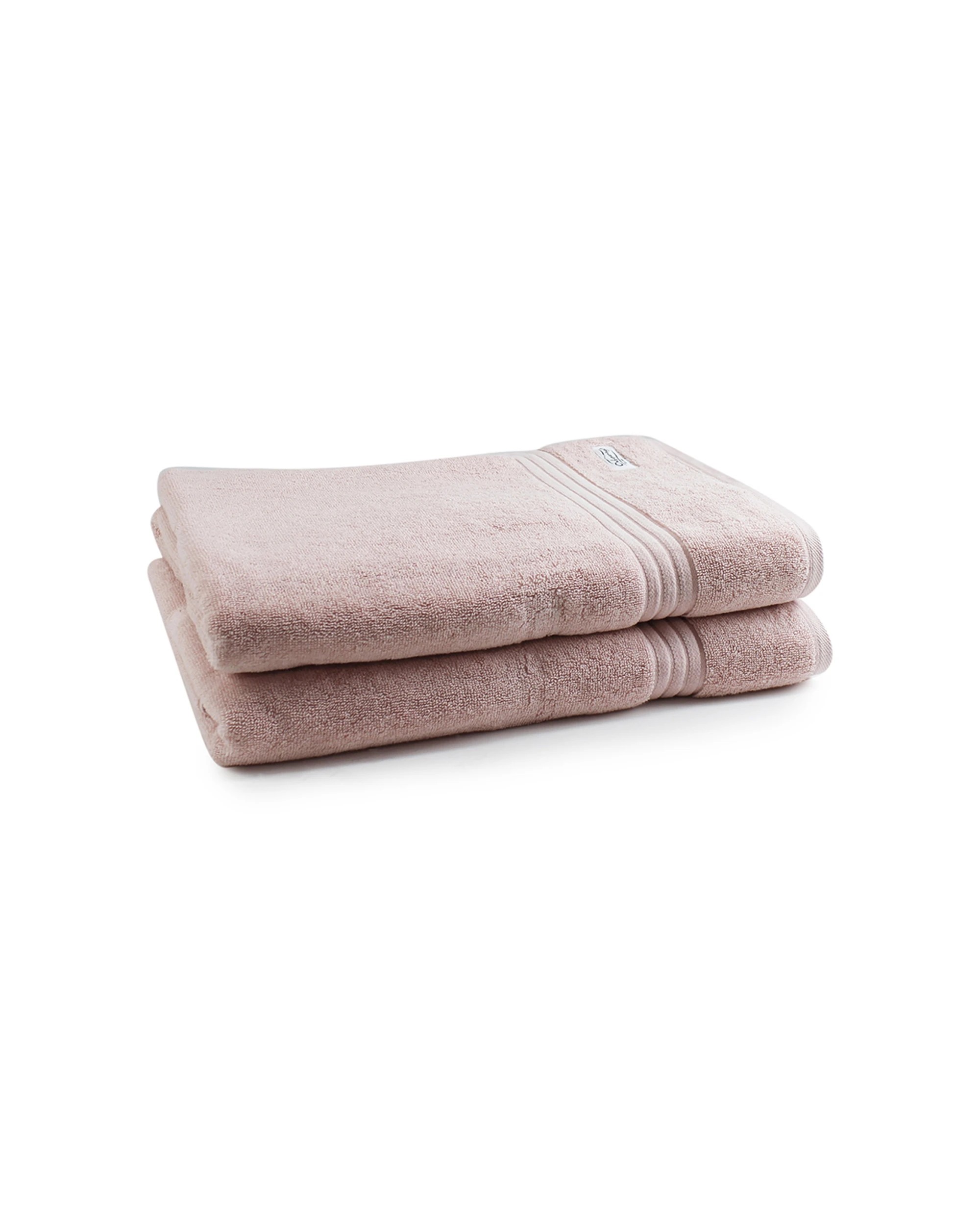 1 Onkaparinga 2pc Flinders Cotton Bath Sheets 90x167cm 600gsm.
 - Pink, 1 of 3