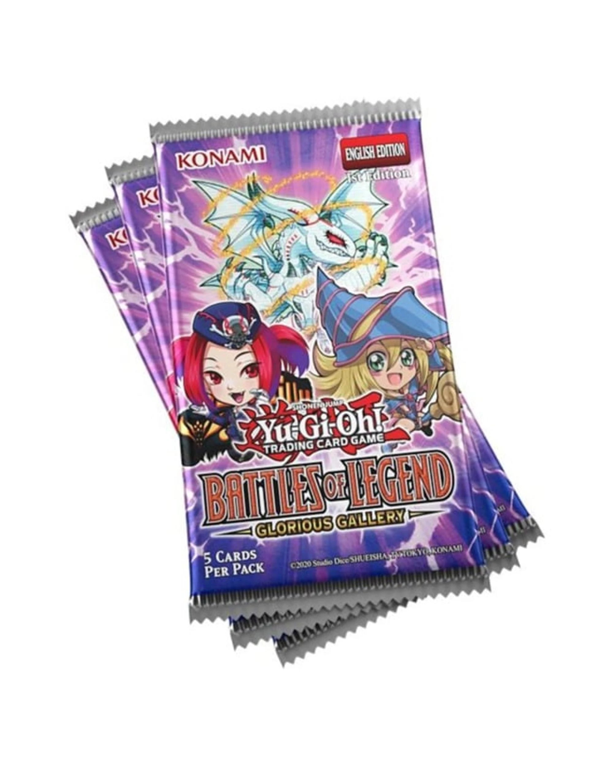 1 Yu-Gi-Oh! TCG: Battles of Legend Glorious Gallery 3 Booster Tuckbox, 1 of 3
