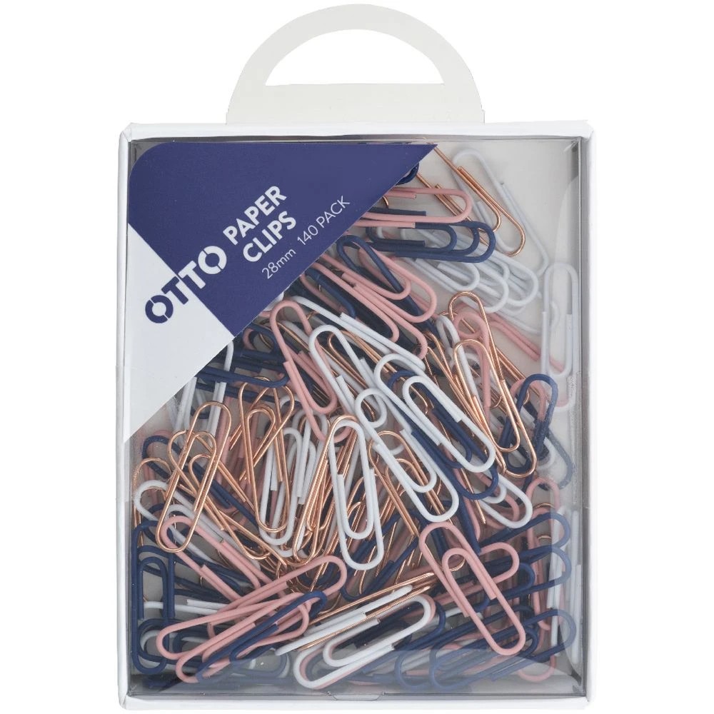 3 Otto Paper Clips 28mm Pastel 140 Pack, 3 of 3