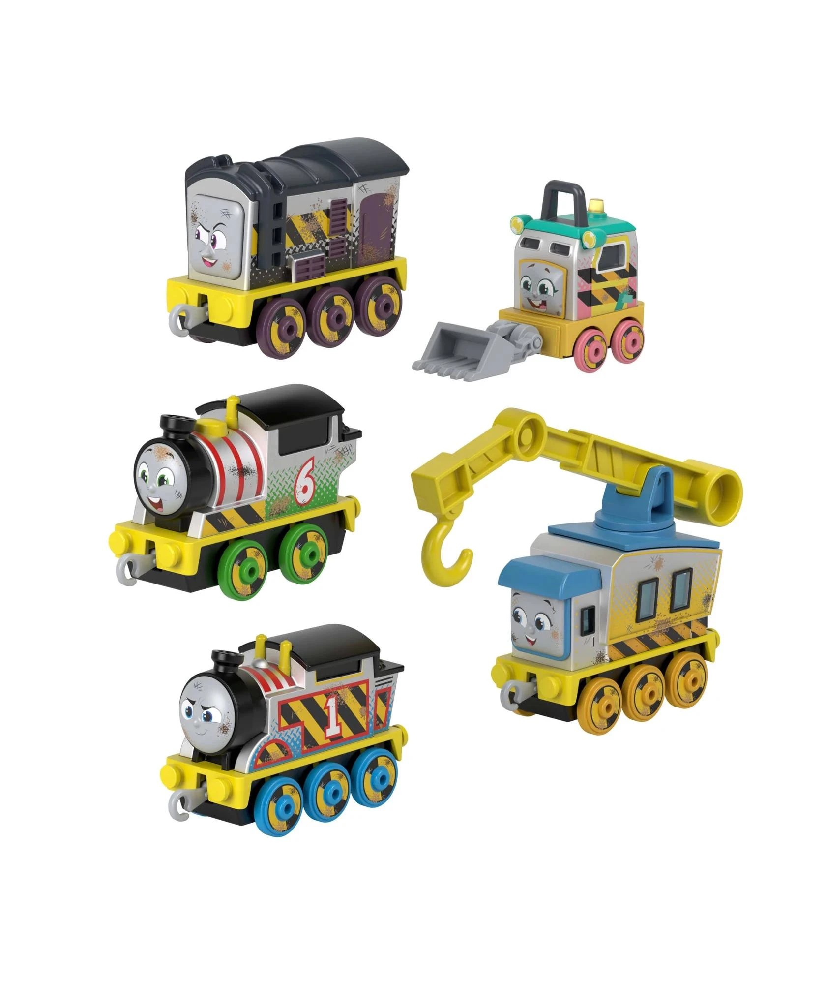 3 Fisher-Price Thomas & Friends Construction Crew 5-Piece Train & Vehicle Set, 3 of 5