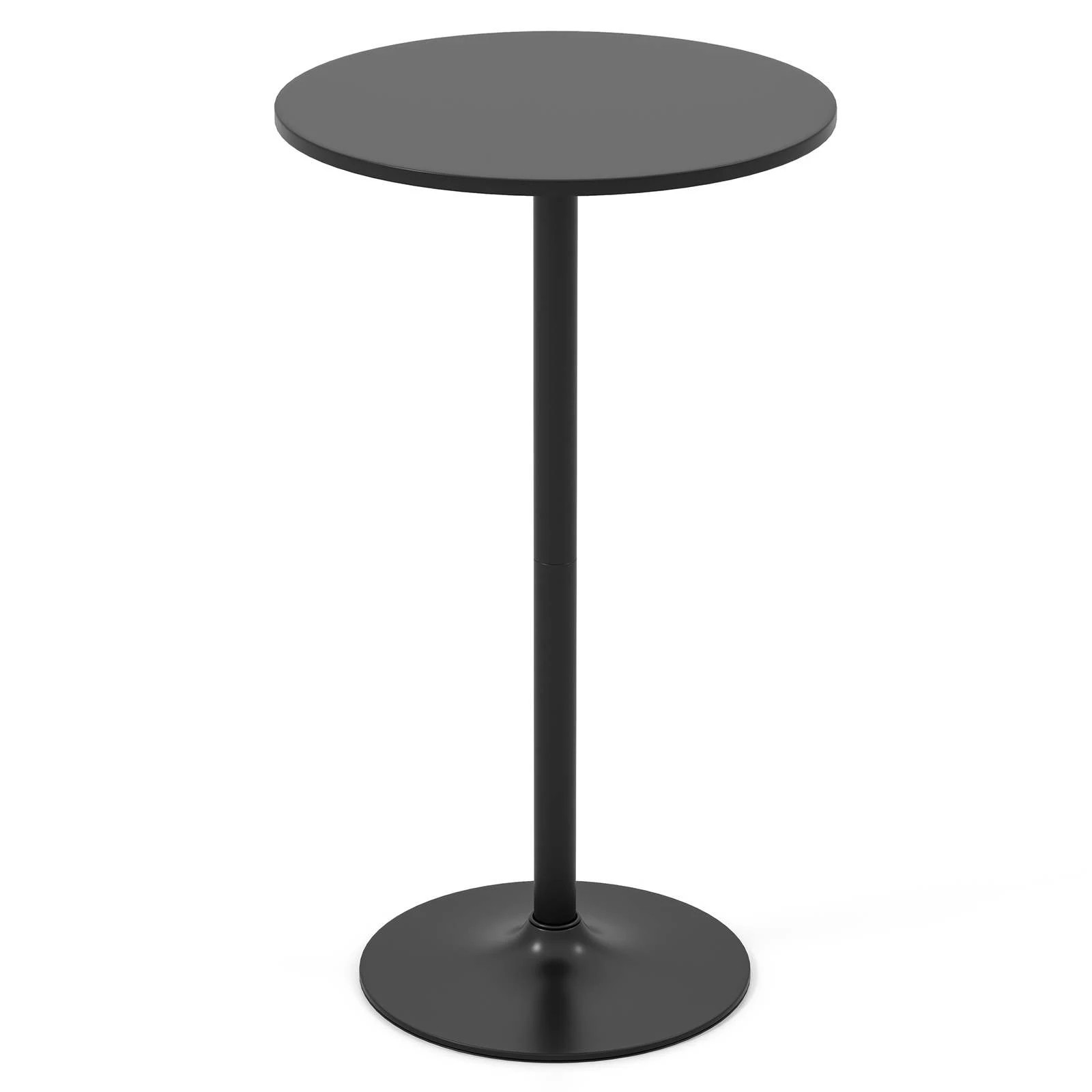 1 Costway 60cm High Bar Table Round Coffee Side Table Pub Dining Table, 1 of 3
