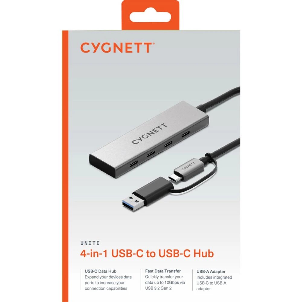 4 Cygnett 4-in-1 USB-C to USB-C Hub, 4 of 4