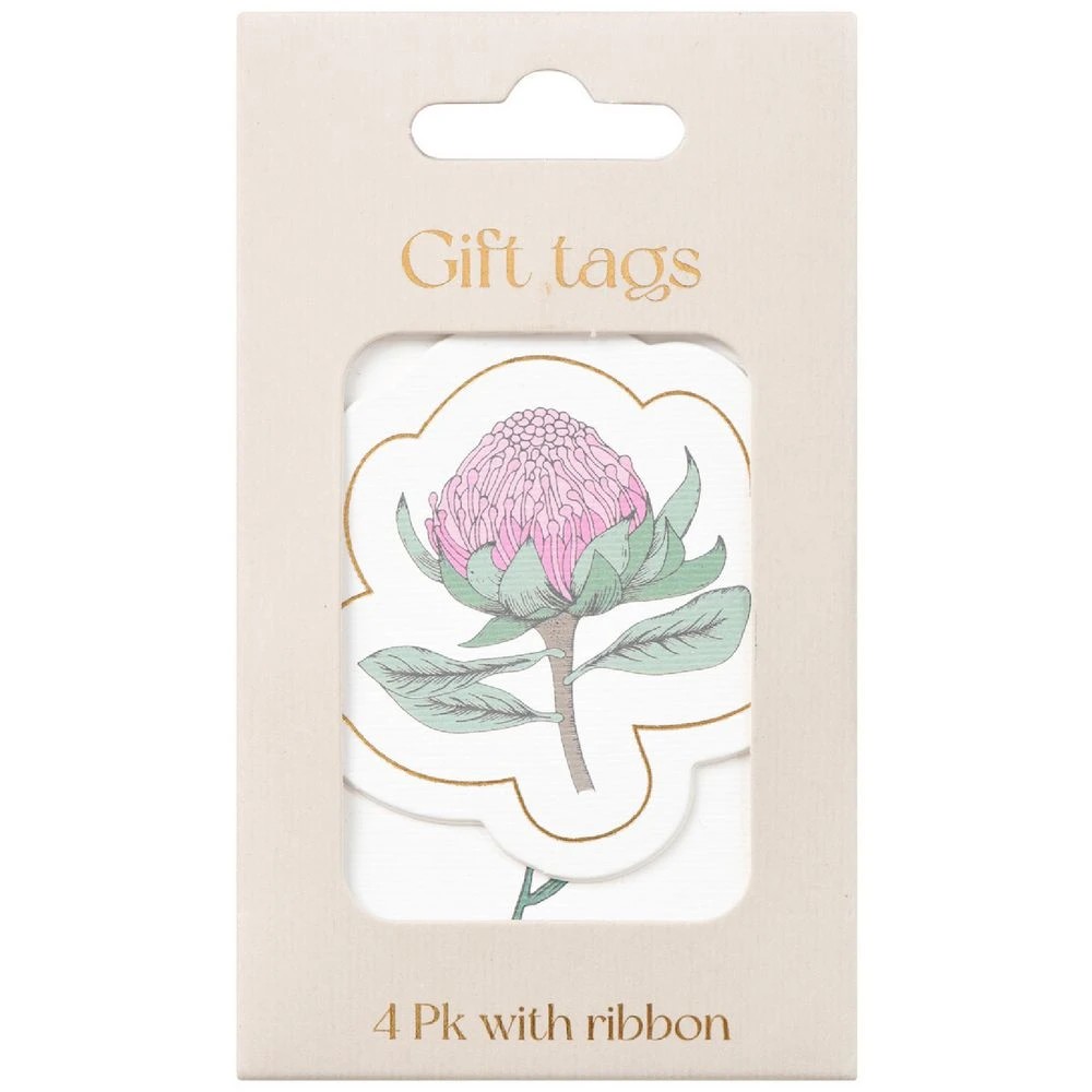1 Otto Gift Tags Floral 4 Pack, 1 of 2
