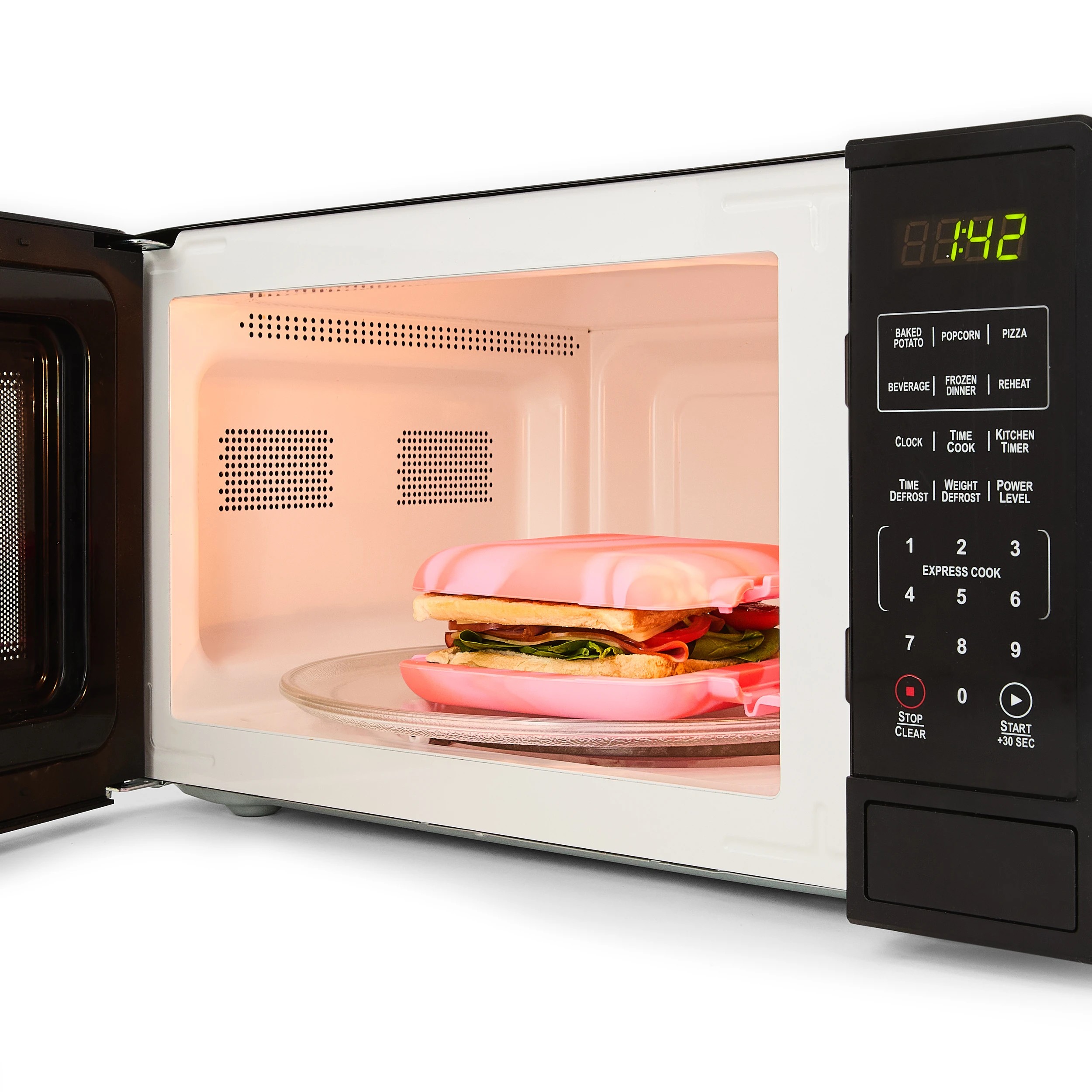 2 Microwave Toastie - Pink Ombre, 2 of 10