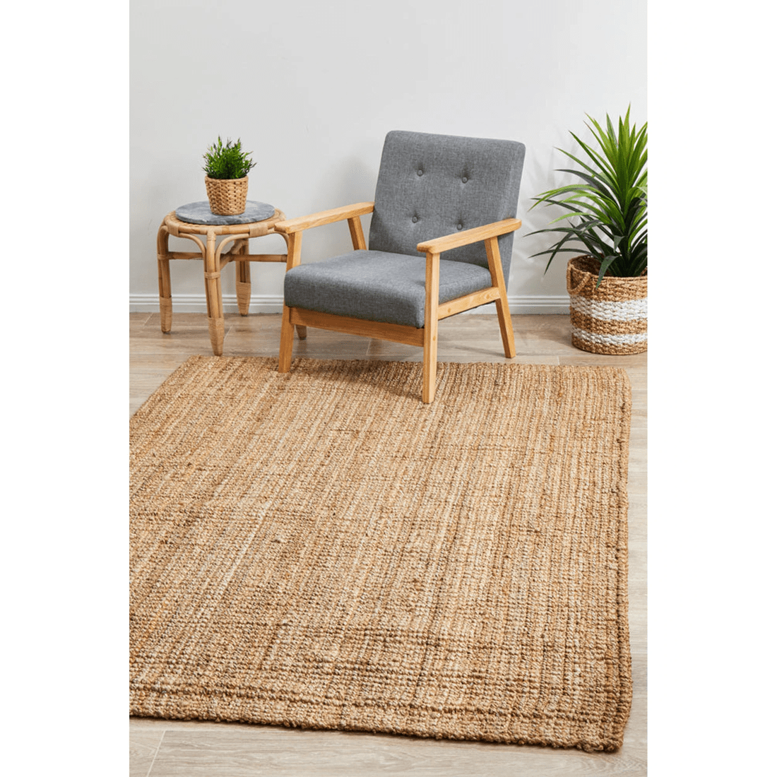 4 Rug Culture Atrium Barker 100% Jute Hand-loom Rug, 270 x 180 cm, Brown - Brown, 4 of 7