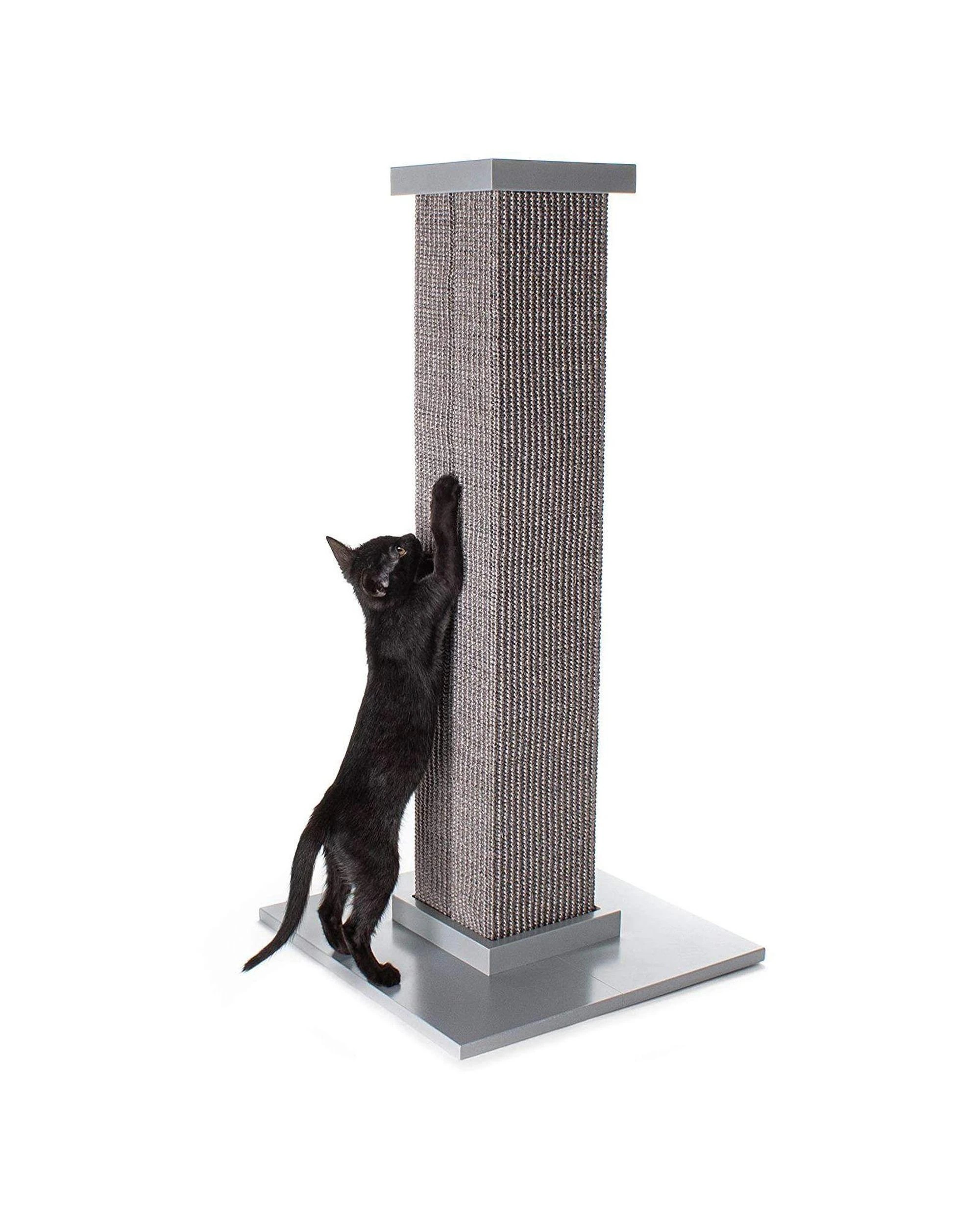 1 SmartCat Ultimate Heavy-Duty Sisal Sturdy Cat Scratch Post Grey - Grey, 1 of 8
