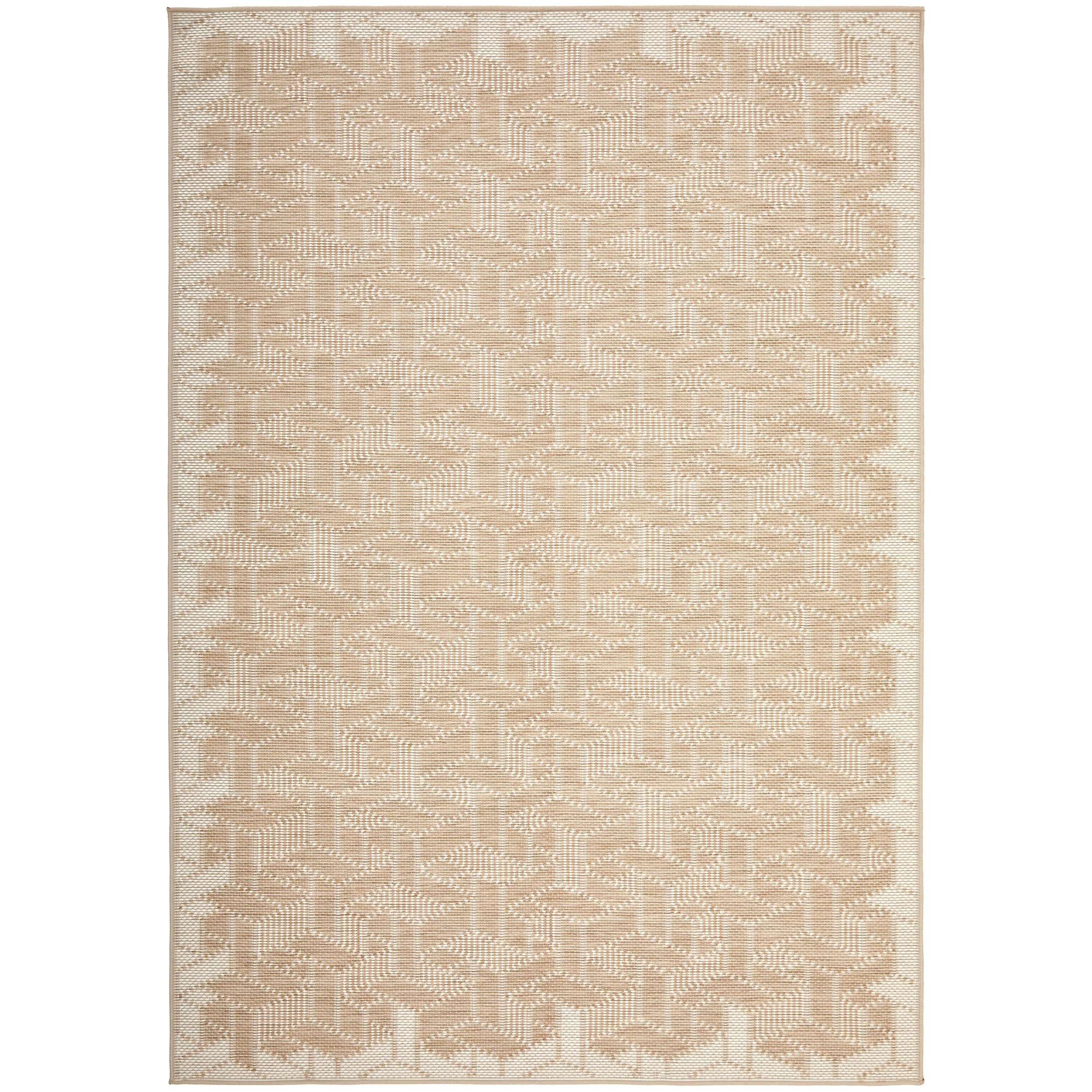1 Common Ground Rugs Palmline Kudo 290x200cm - Large Outdoor Rug - Beige, 1 of 7
