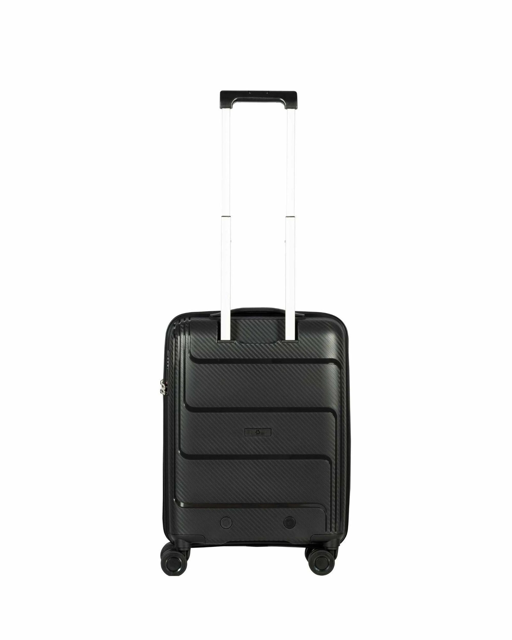 2 Delphin Verona Hardside Carry-On Spinner Suitcase - 55cm - Black, 2 of 5