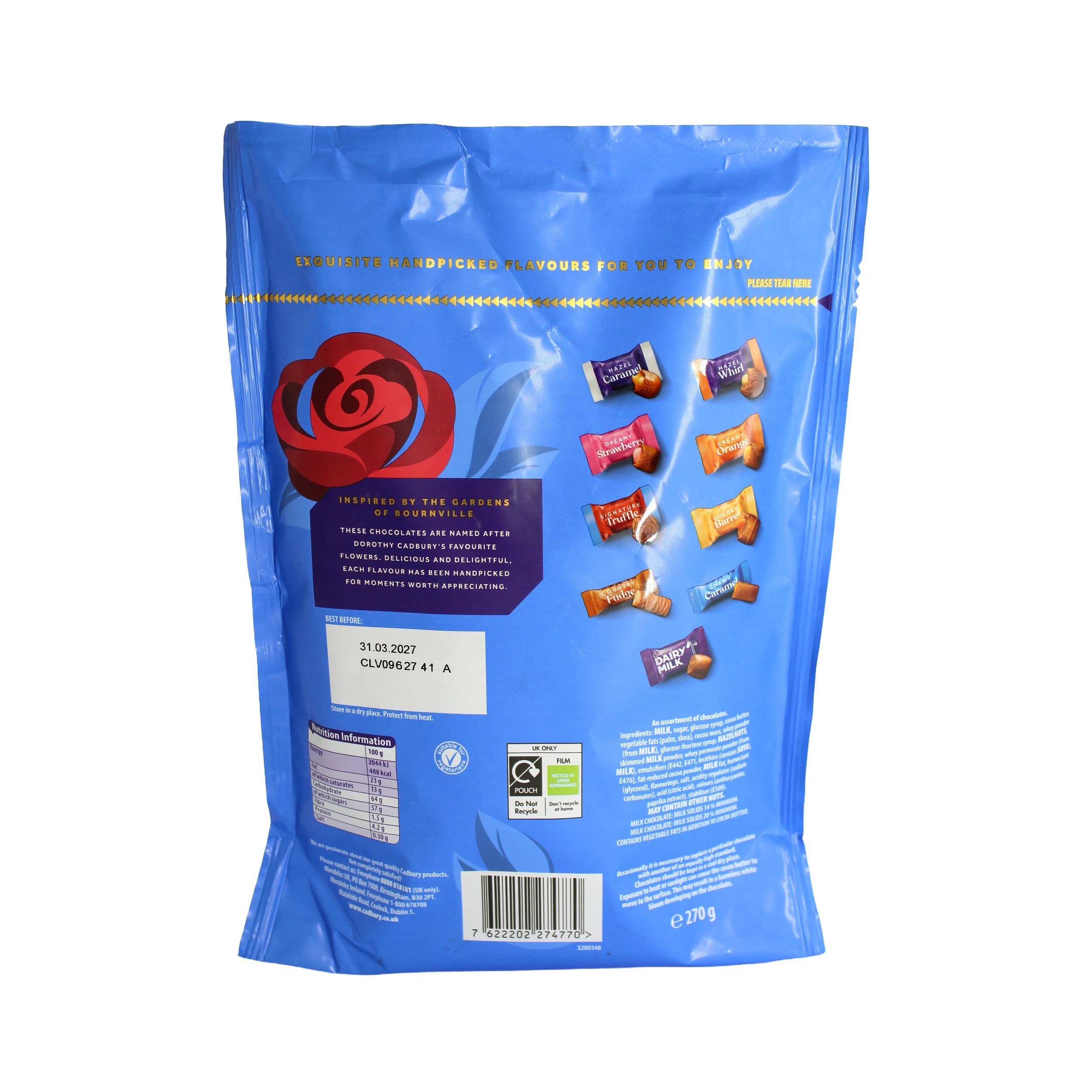 Cadbury Roses Pouch 270g - Kmart