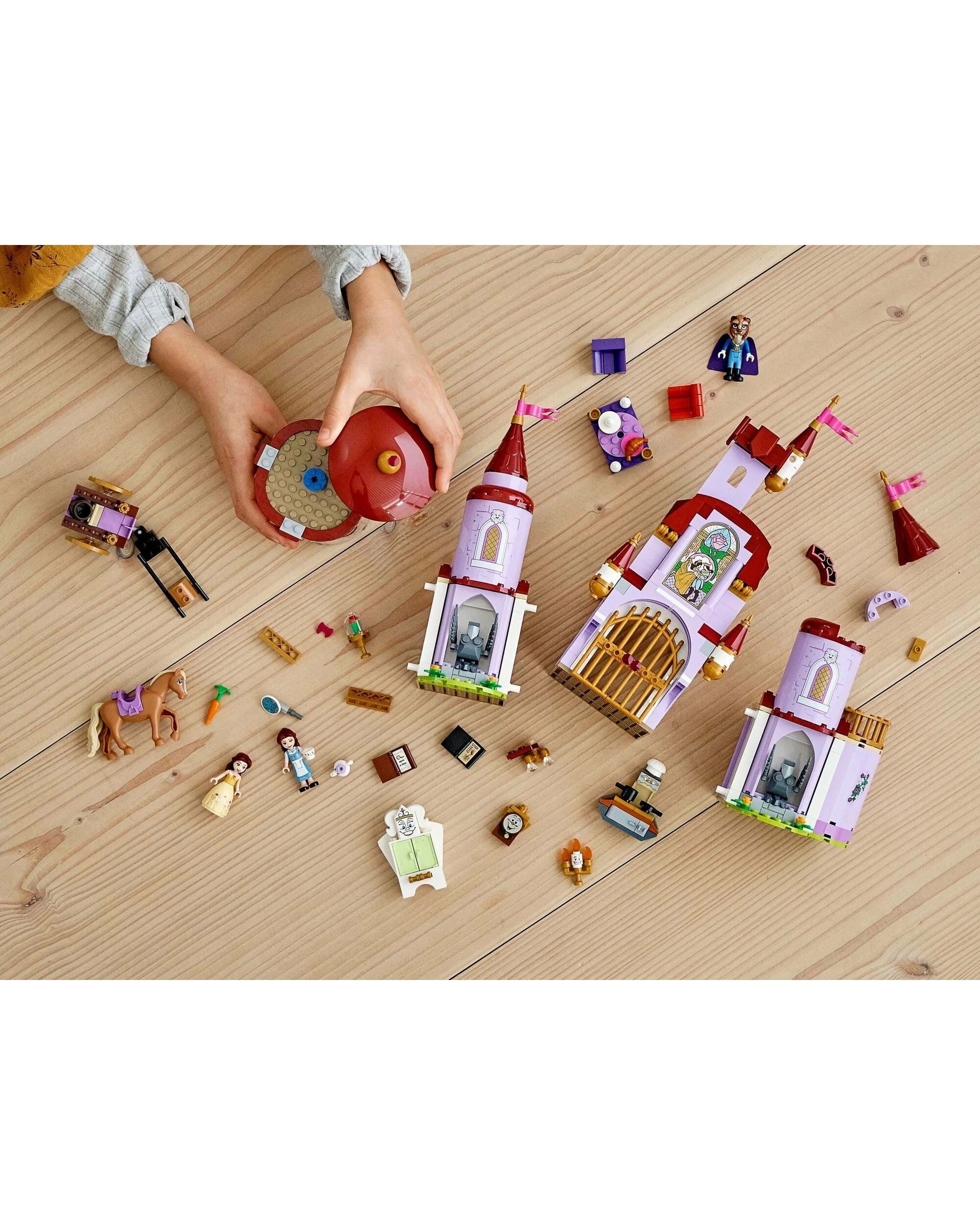 2 LEGO 43196 Belle & Beast's Castle - Disney Princess Building Toy, 2 of 5