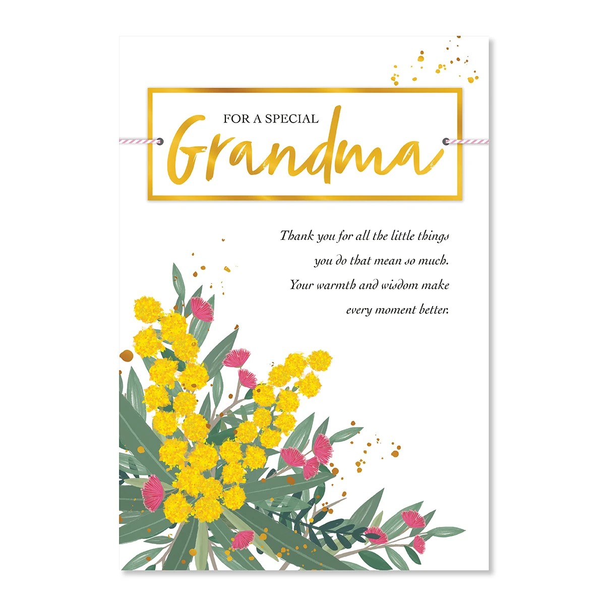 3 Hallmark Birthday Card for Grandma - Australian Floral, 3 of 3