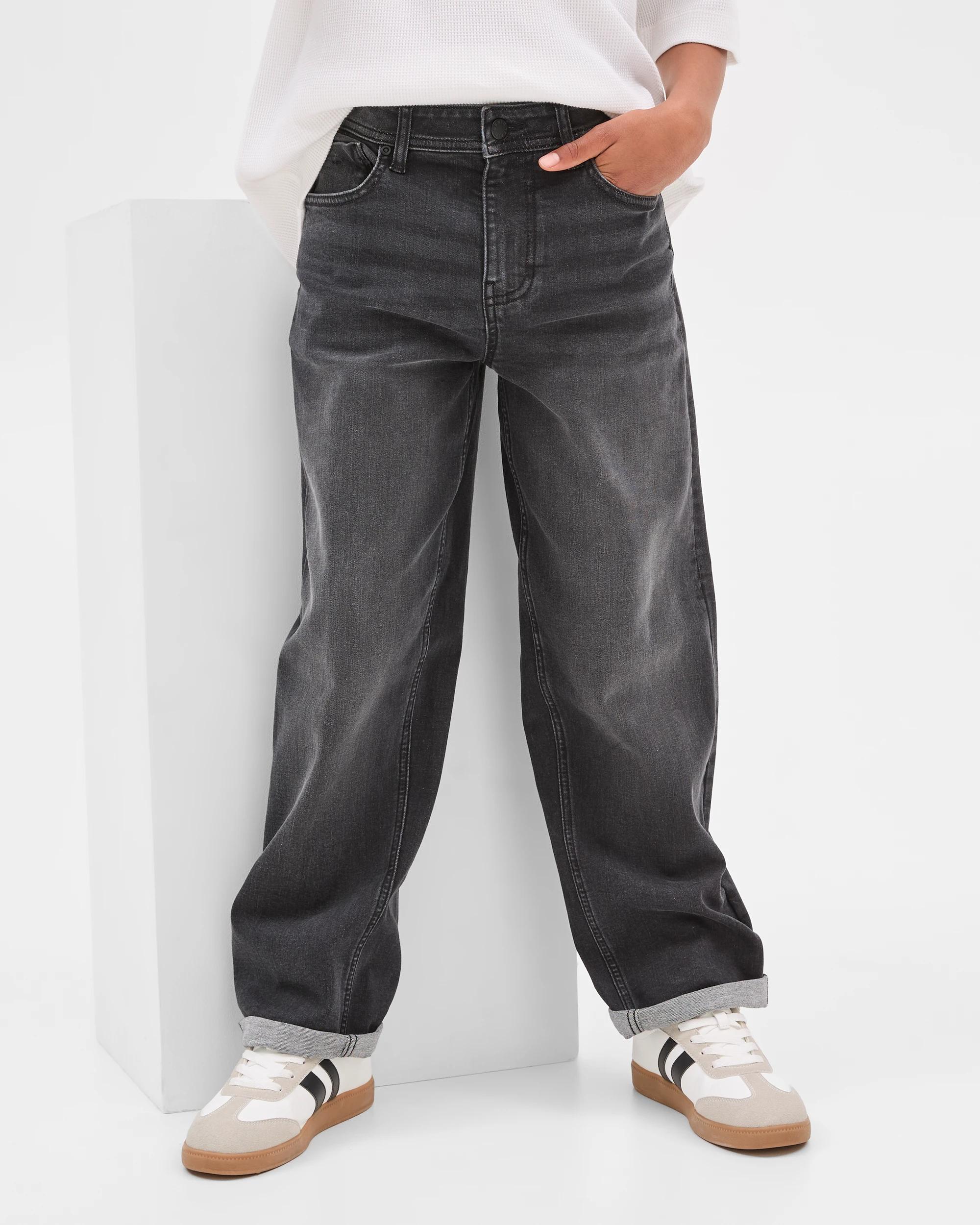 1 Target Loose Fit Denim Jeans BLACK, 1 of 6