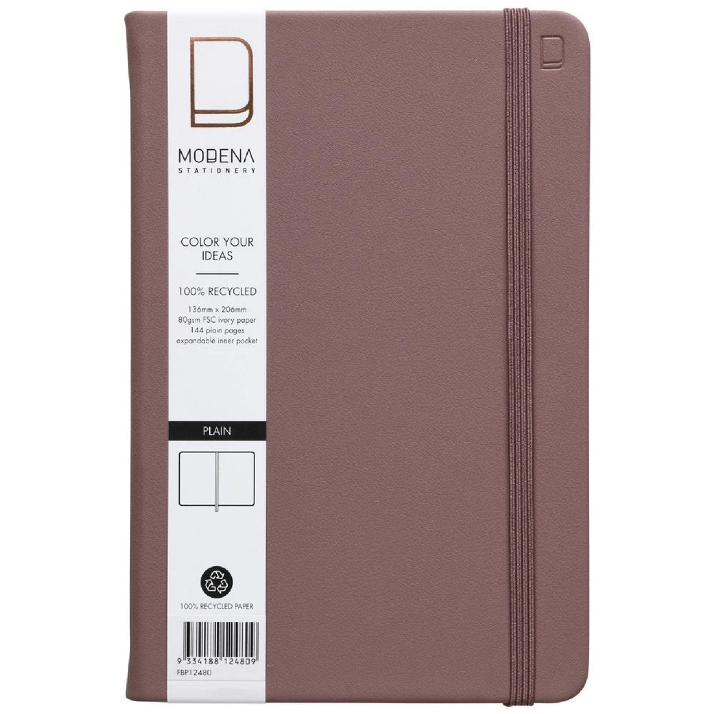 1 Modena A5 PU Plain Notebook Grape, 1 of 5