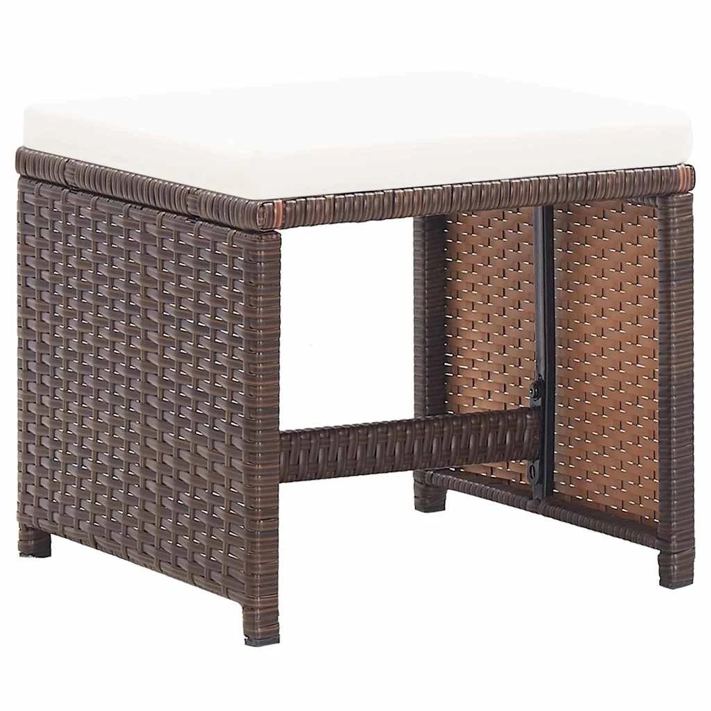 2 vidaXL Stool - Brown, 2 of 7