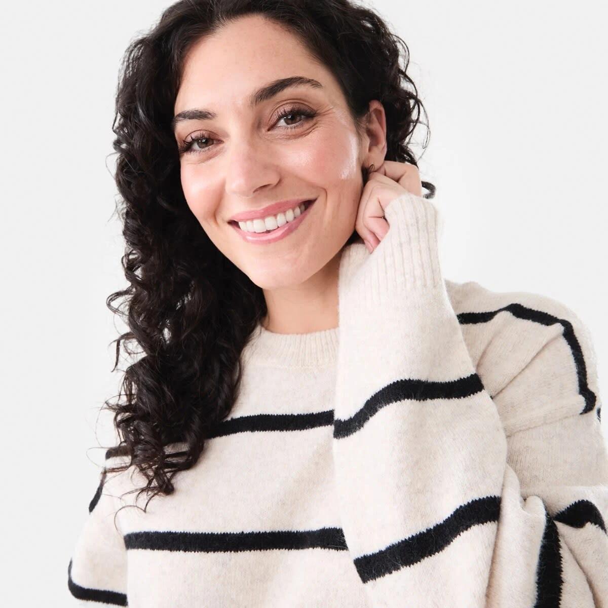 4 Relaxed Jumper Marl Strp, 4 of 5