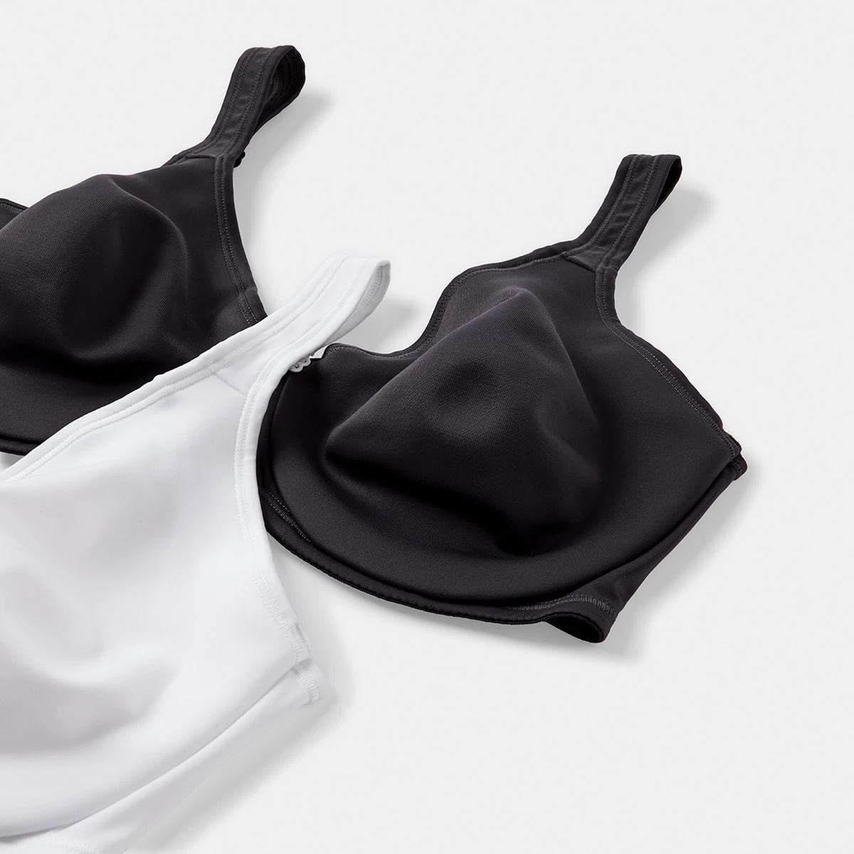 2 2 Pack Full Figure Soft Cup Bra WHITE, WASHED SLATE, 2 of 9