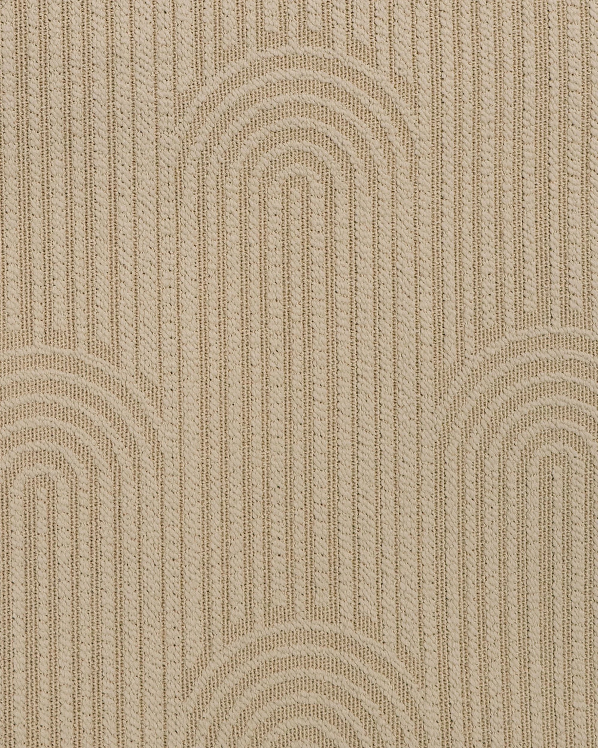 3 Bambury Eva Jacquard Arches Square Cushion Pebble - Natural, 3 of 3