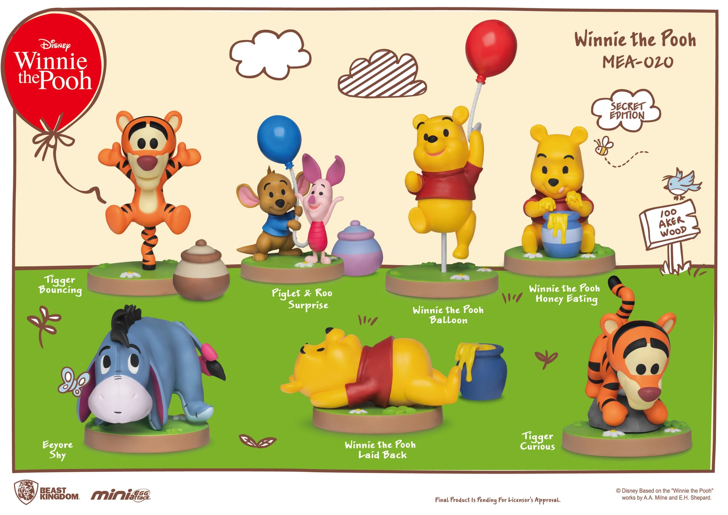 1 Disney Winnie the Pooh Series Blind Box - Assorted - Multi, 1 of 7