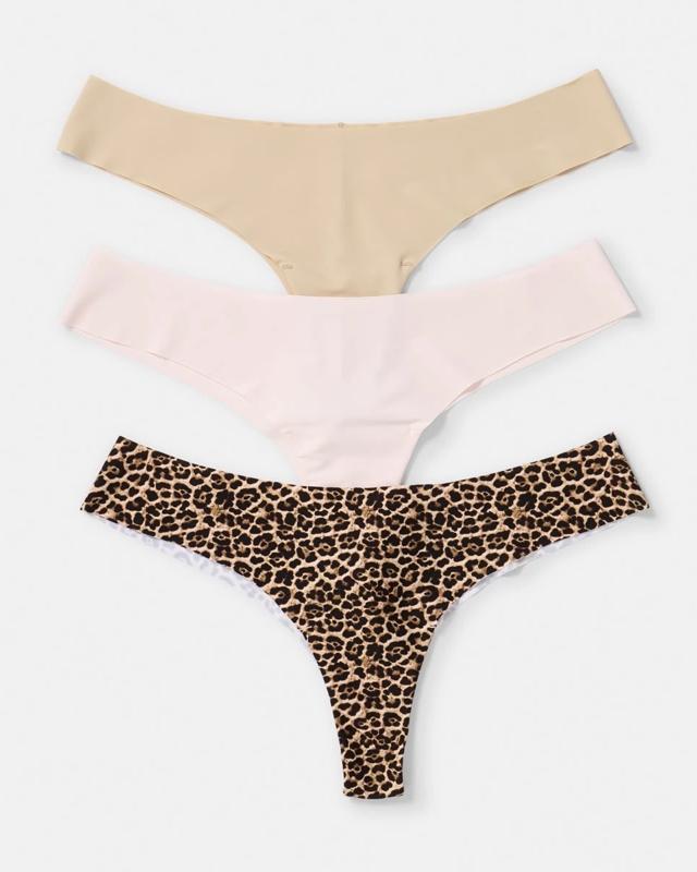 3 Pack No Show G-String Br