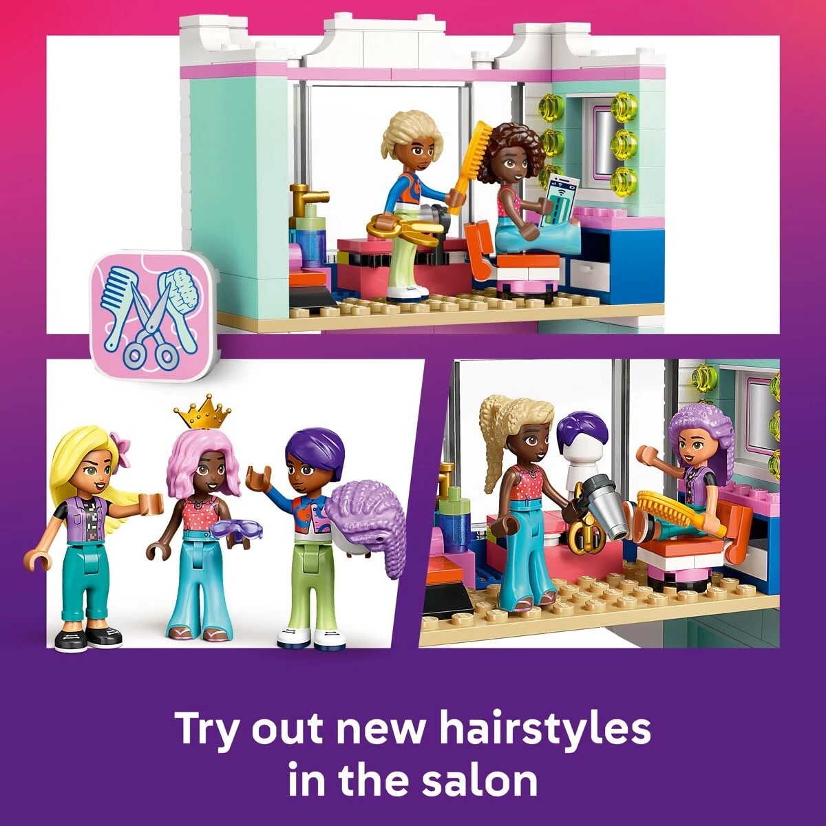 6 LEGO Friends Hair Salon and Accessories Shop 42662, 6 of 10