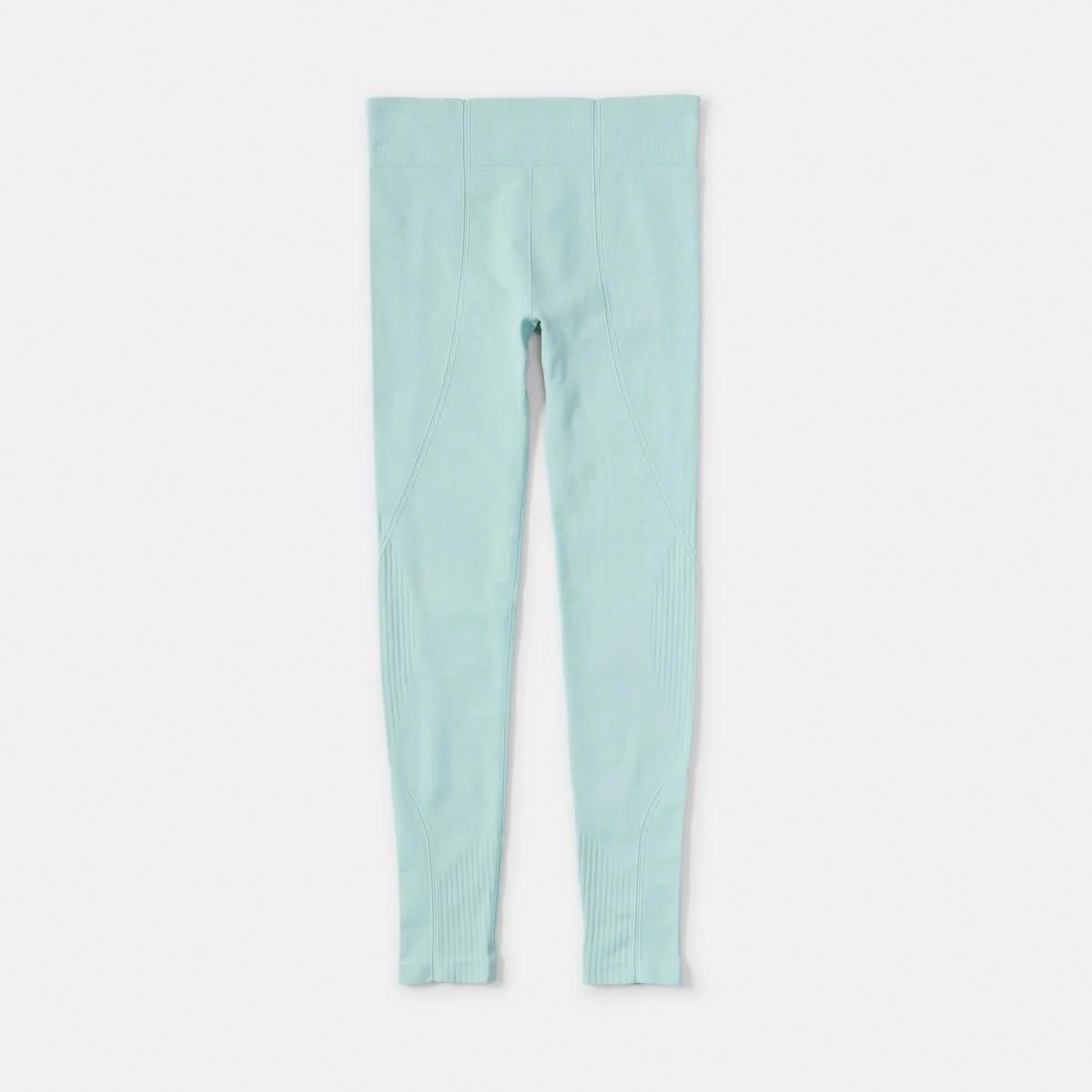 6 Active Kids Seamfree Leggings Aqua Grn, 6 of 7