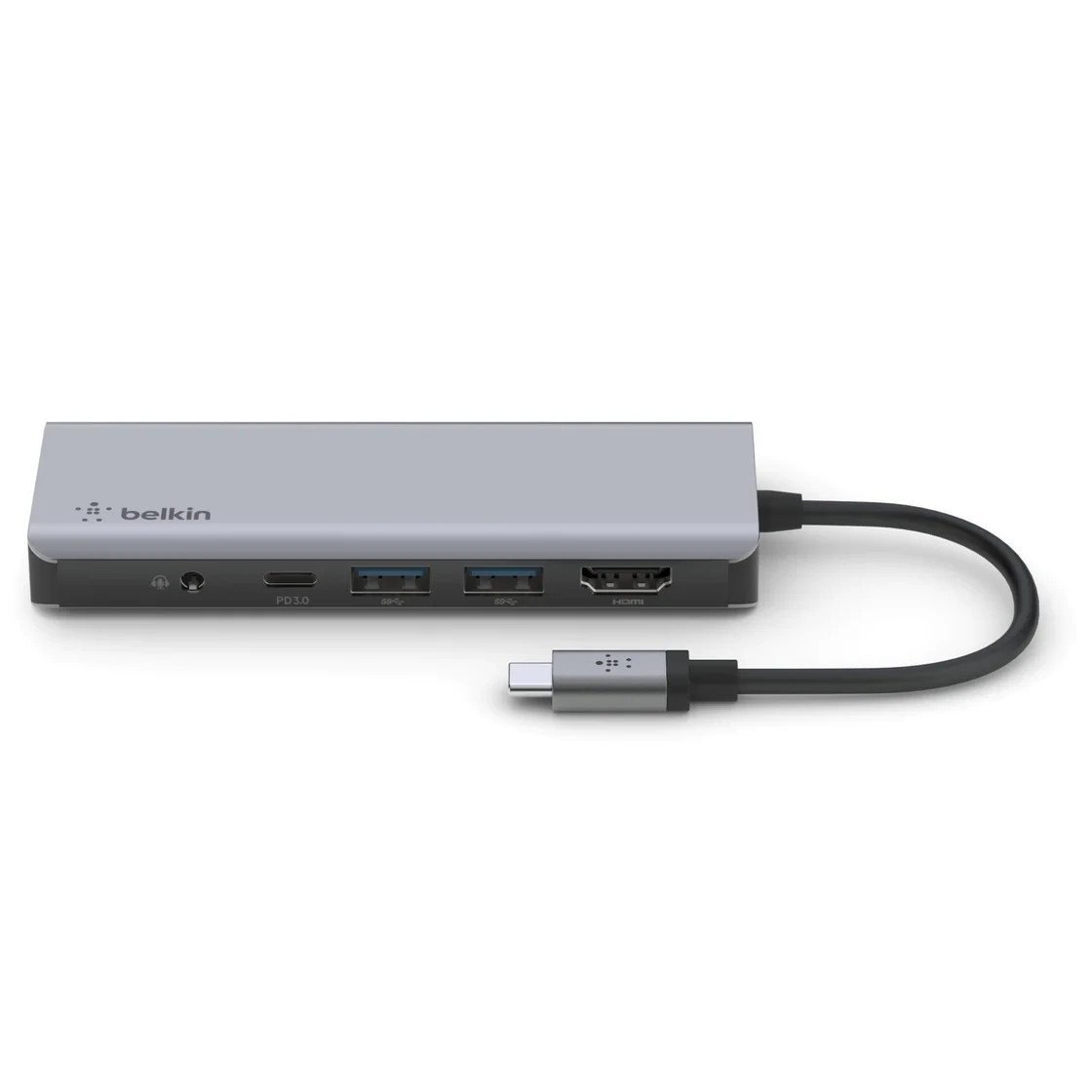 2 Belkin Connect USB-C 7-in-1 Multiport Hub / Dock - Grey, 2 of 4
