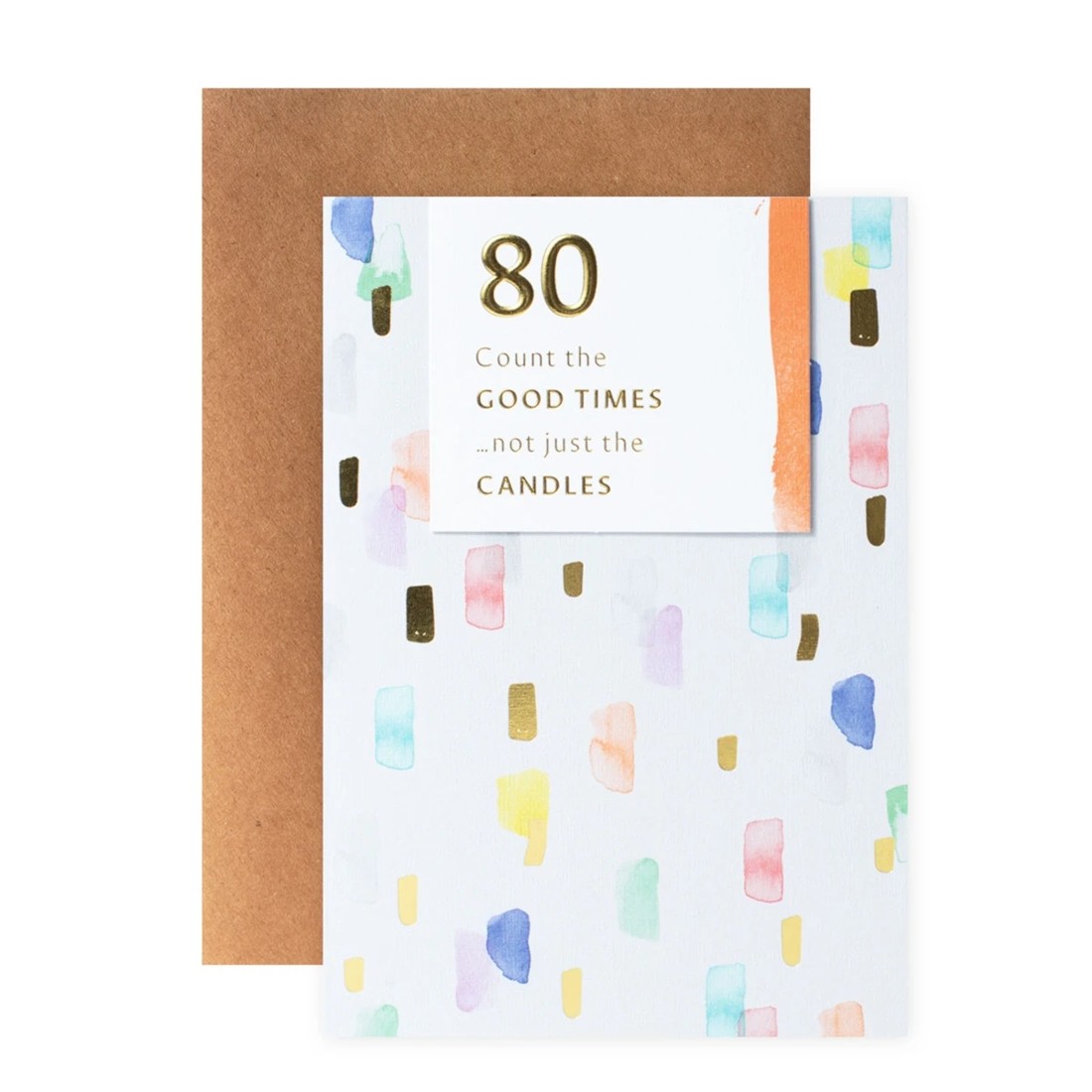 1 Connections from Hallmark 80th Birthday Card - Count the Good Times, 1 of 3