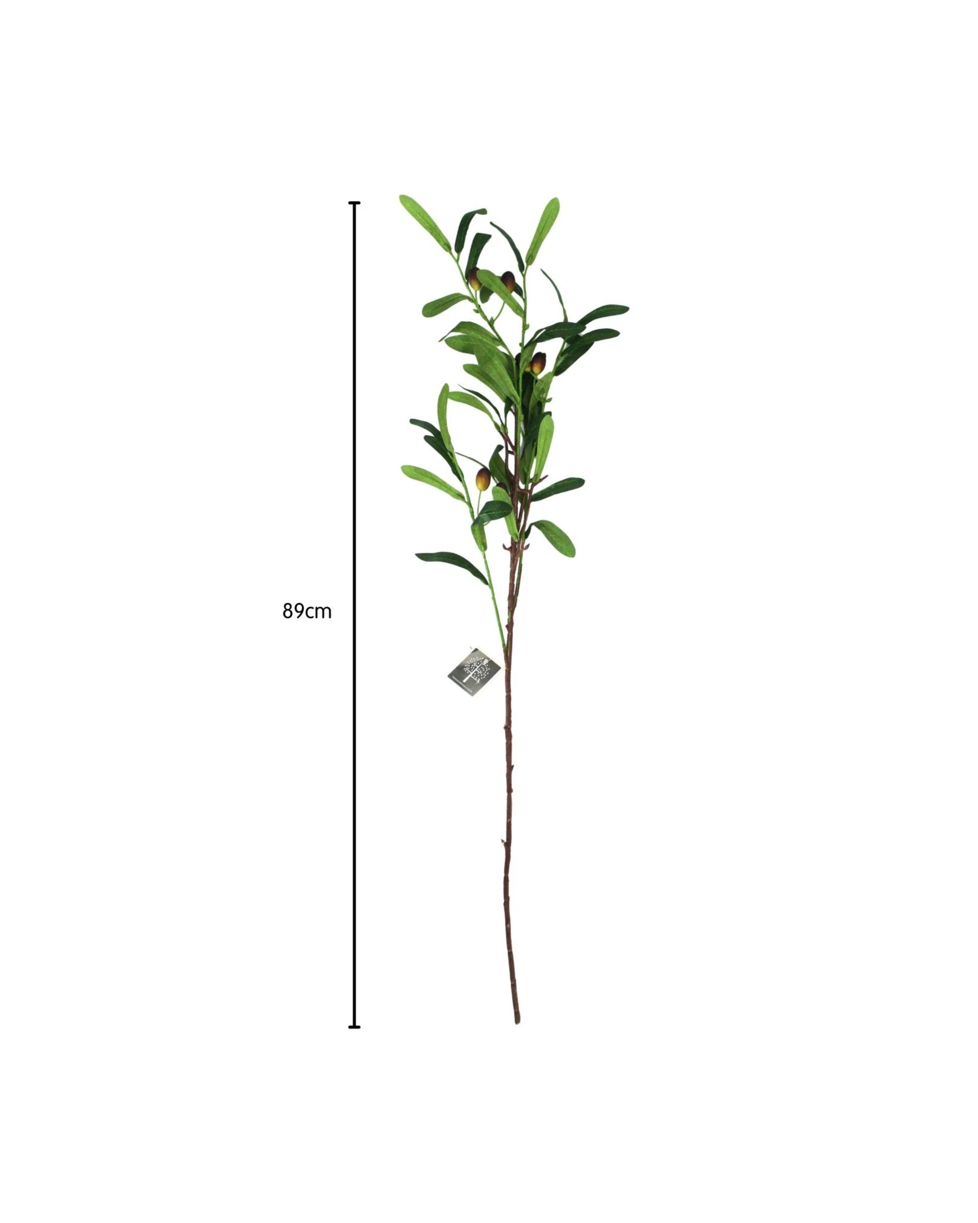 1 Durmaz Artificial Olive Branch 1 Branch - Green, 1 of 1