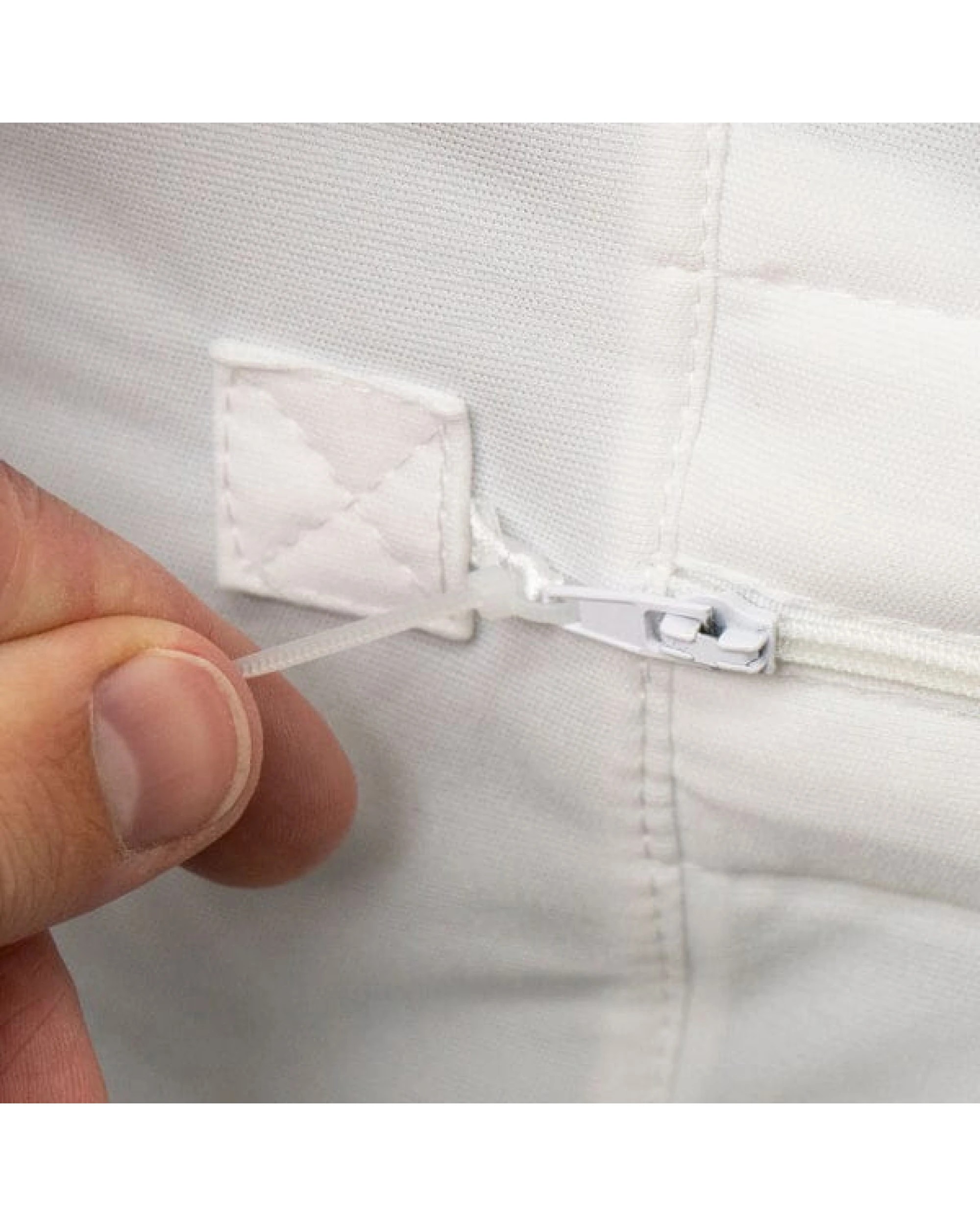 6 Protect A Bed Allerzip Fully Encased Waterproof Mattress - Single Bed - White, 6 of 6