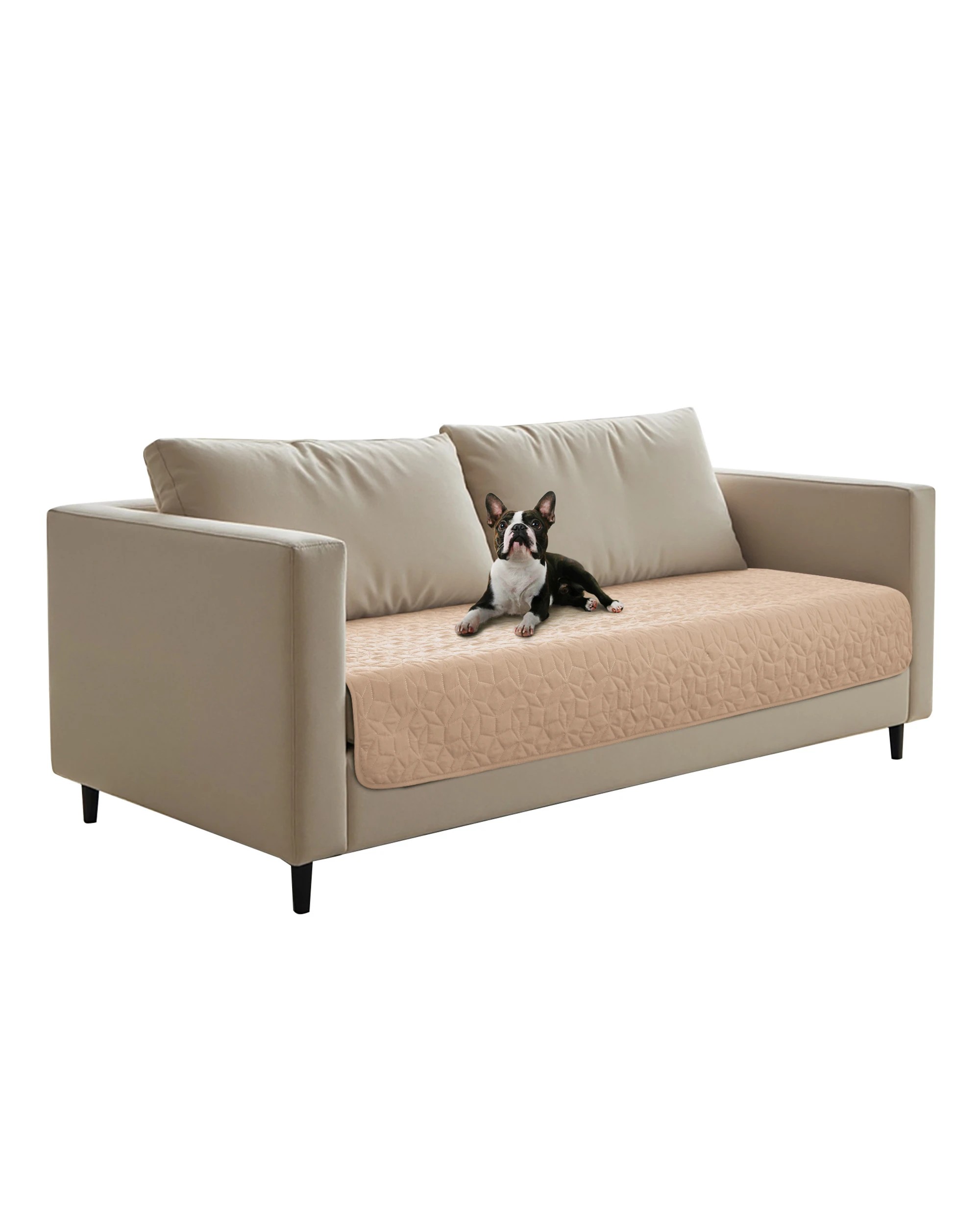 3 Charlie's Sofur Waterproof Dog 2-Seater Couch Cover Protector 76x178cm - Oat, 3 of 10