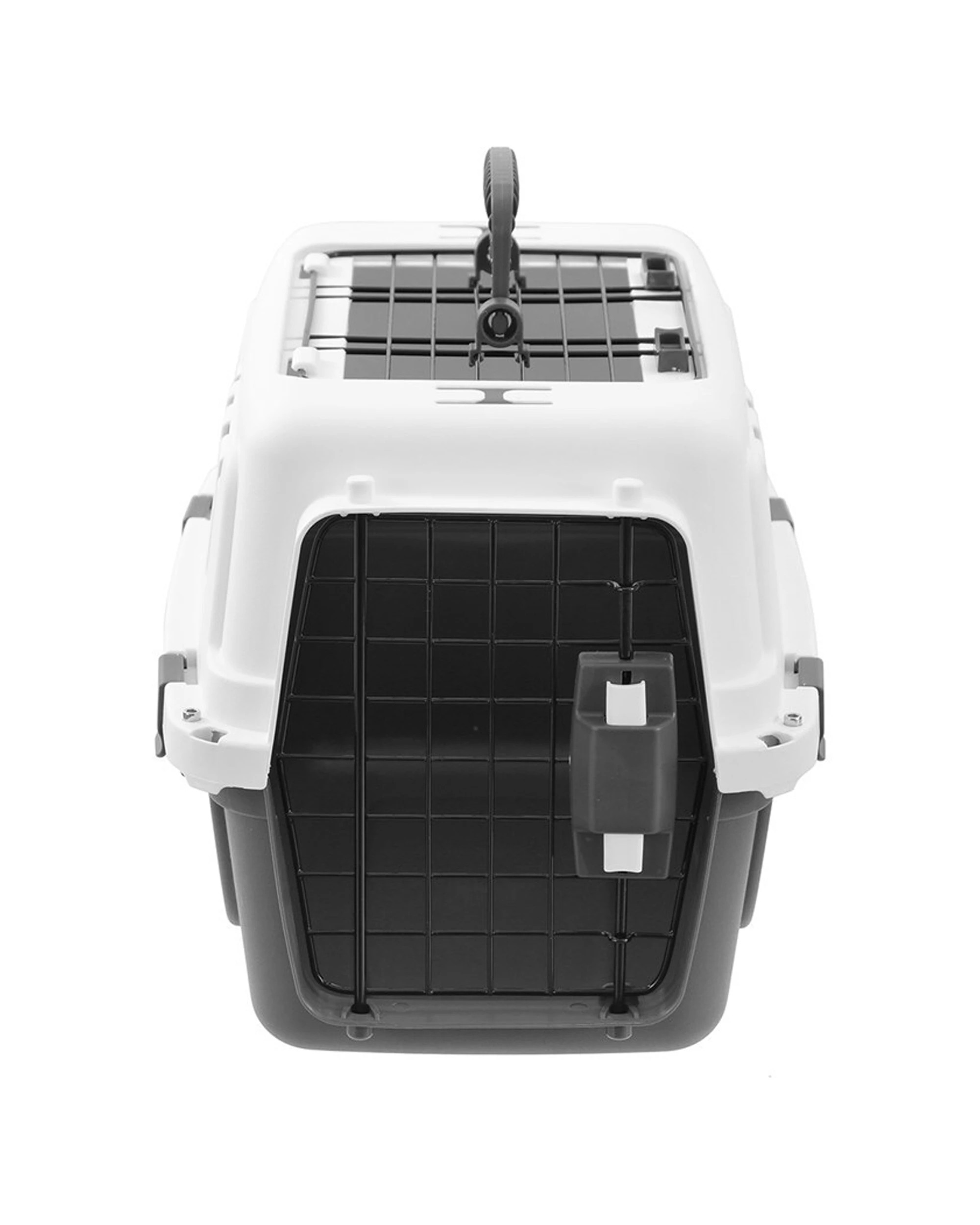 4 Paws And Claws 46.5cm Metal Door Travel Pet Carrier Small White Ventilated Secure
 - White, 4 of 5