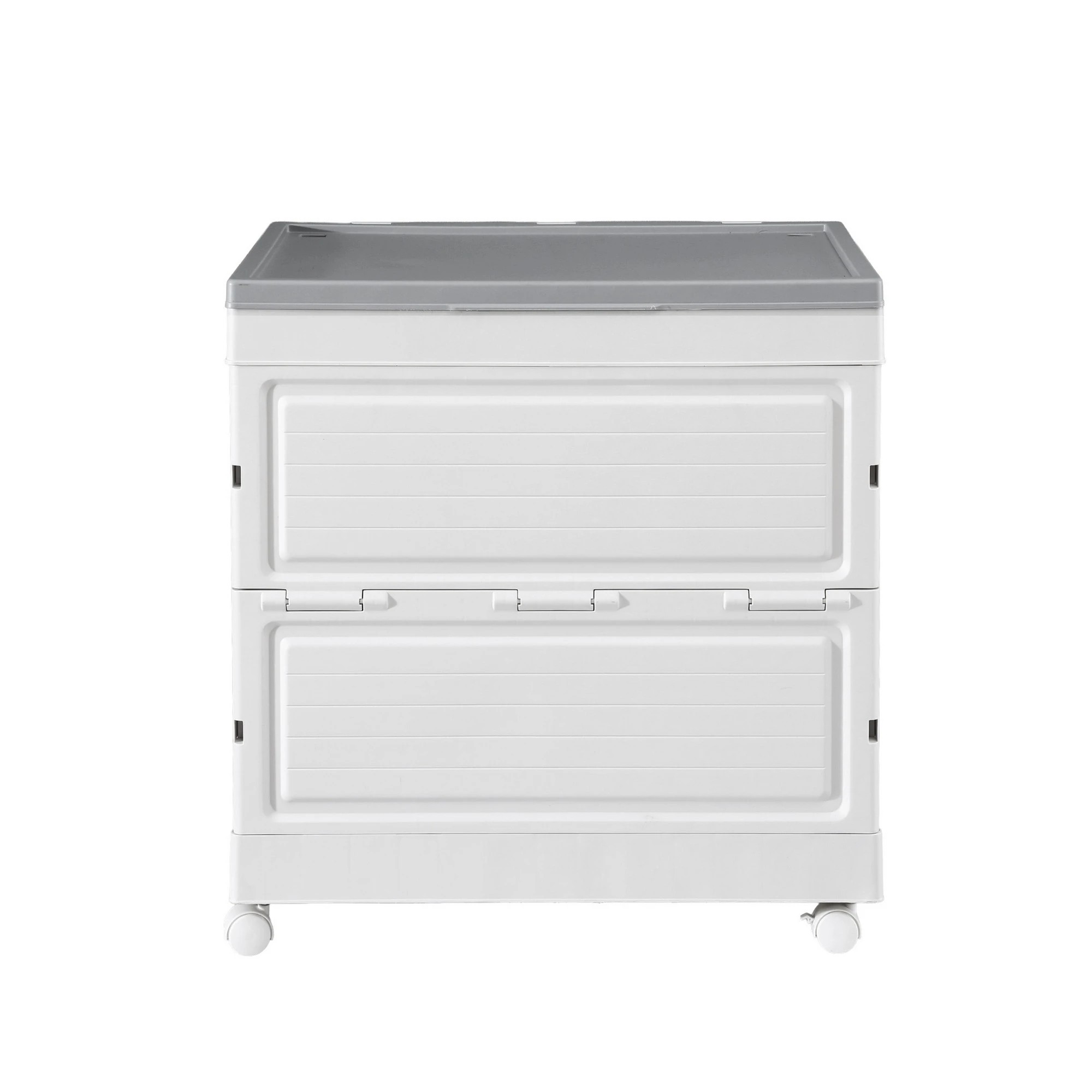1 Gardeon 159L Outdoor Storage Box Stackable Cupboard Camping Organizer - Beige, 1 of 6