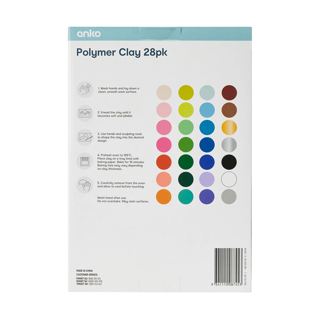 10 28 Pack Polymer Clay, 10 of 10