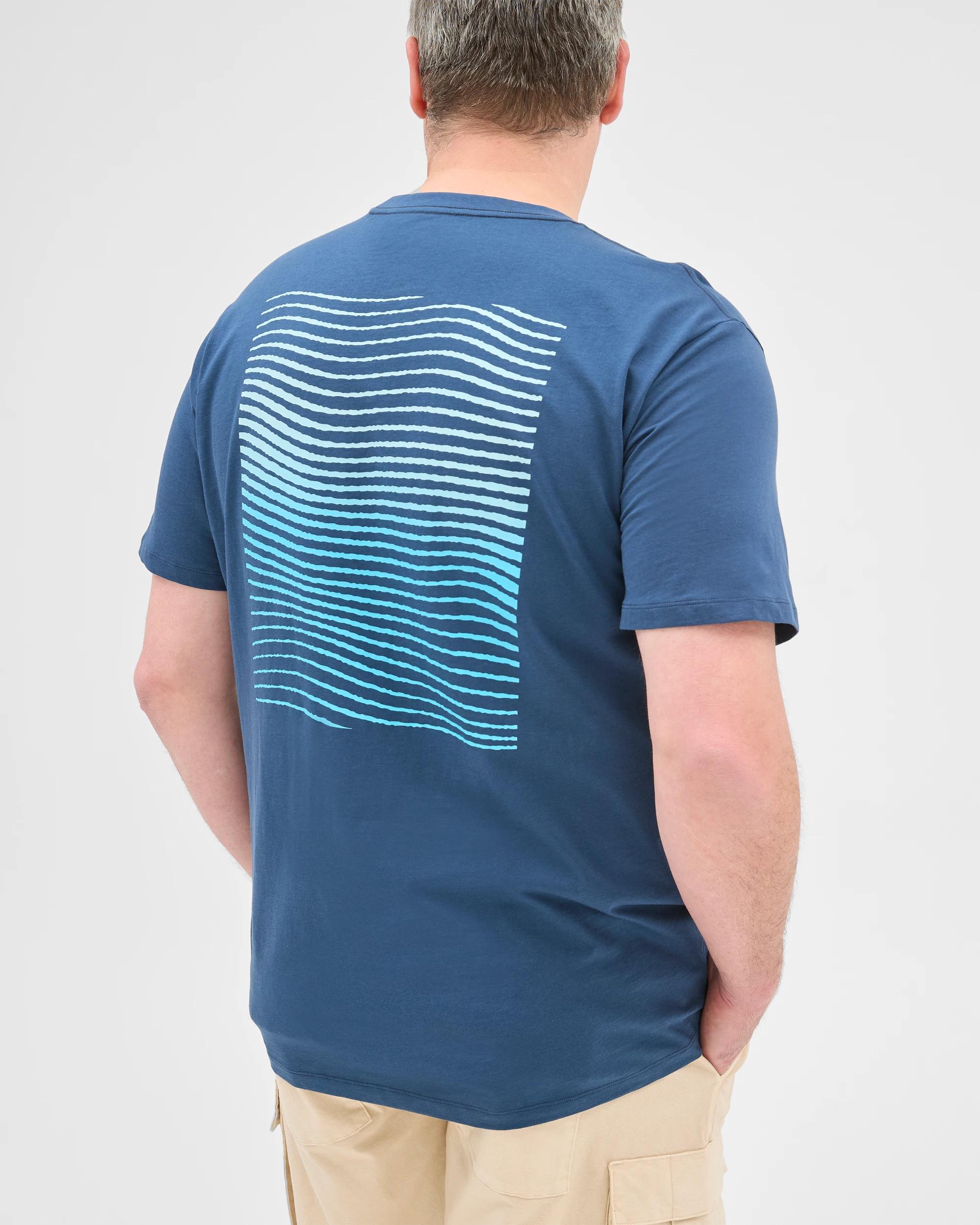 4 Target Plus Size Australian Cotton Circle Print T-shirt NAVY, 4 of 5