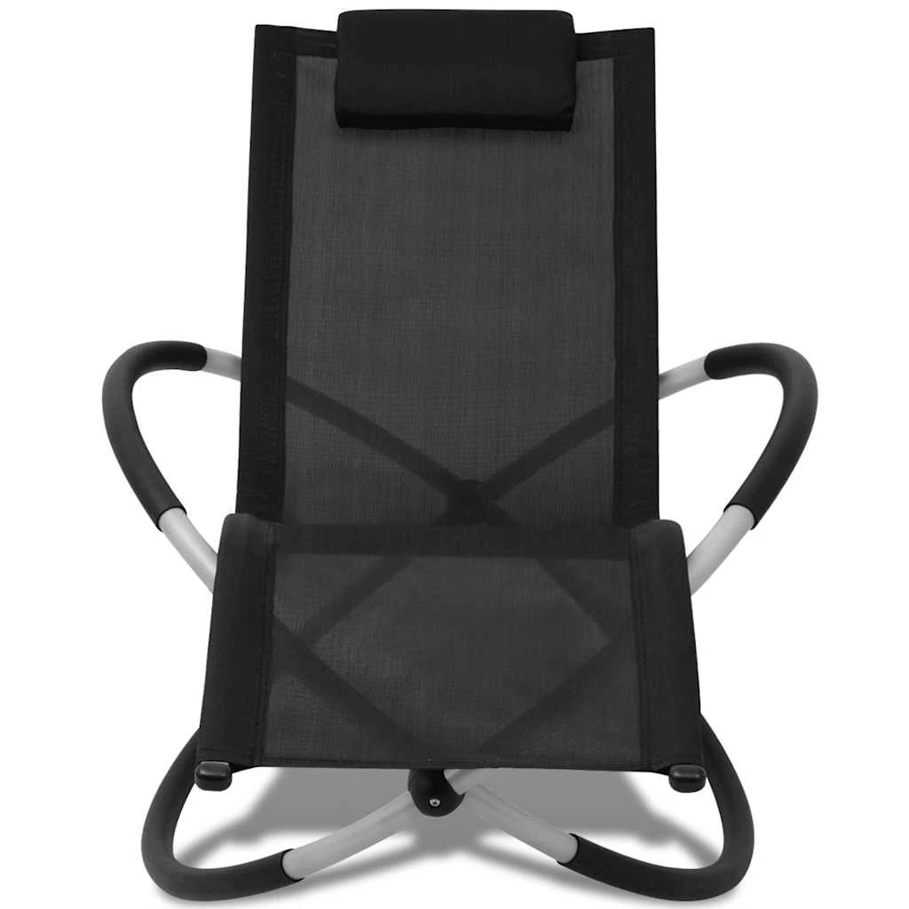 3 vidaXL Sun lounger Foldable - Black, 3 of 8