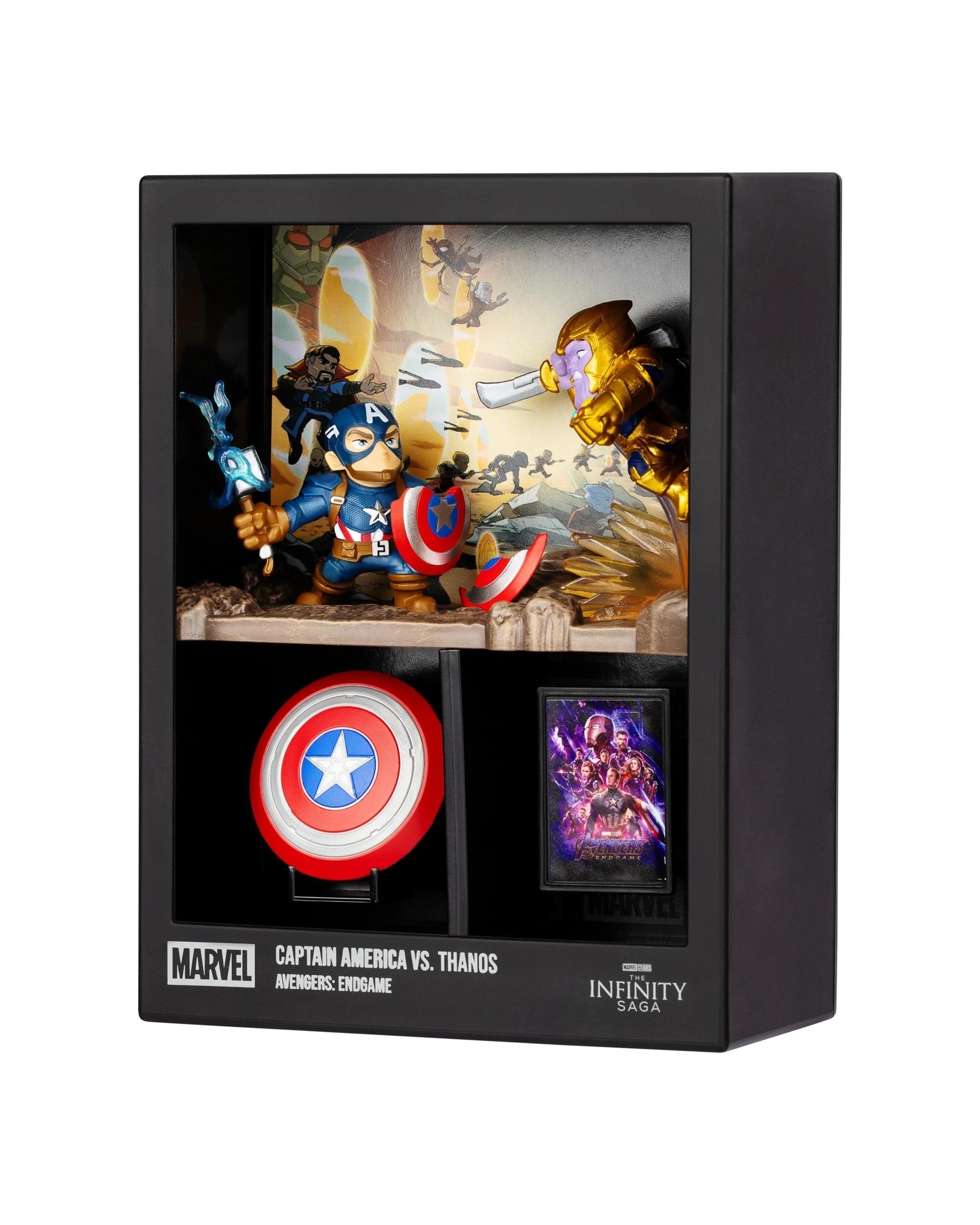 4 Fandrop Marvel MV03 Captain America vs Thanos 2 Figure Diorama, 4 of 7