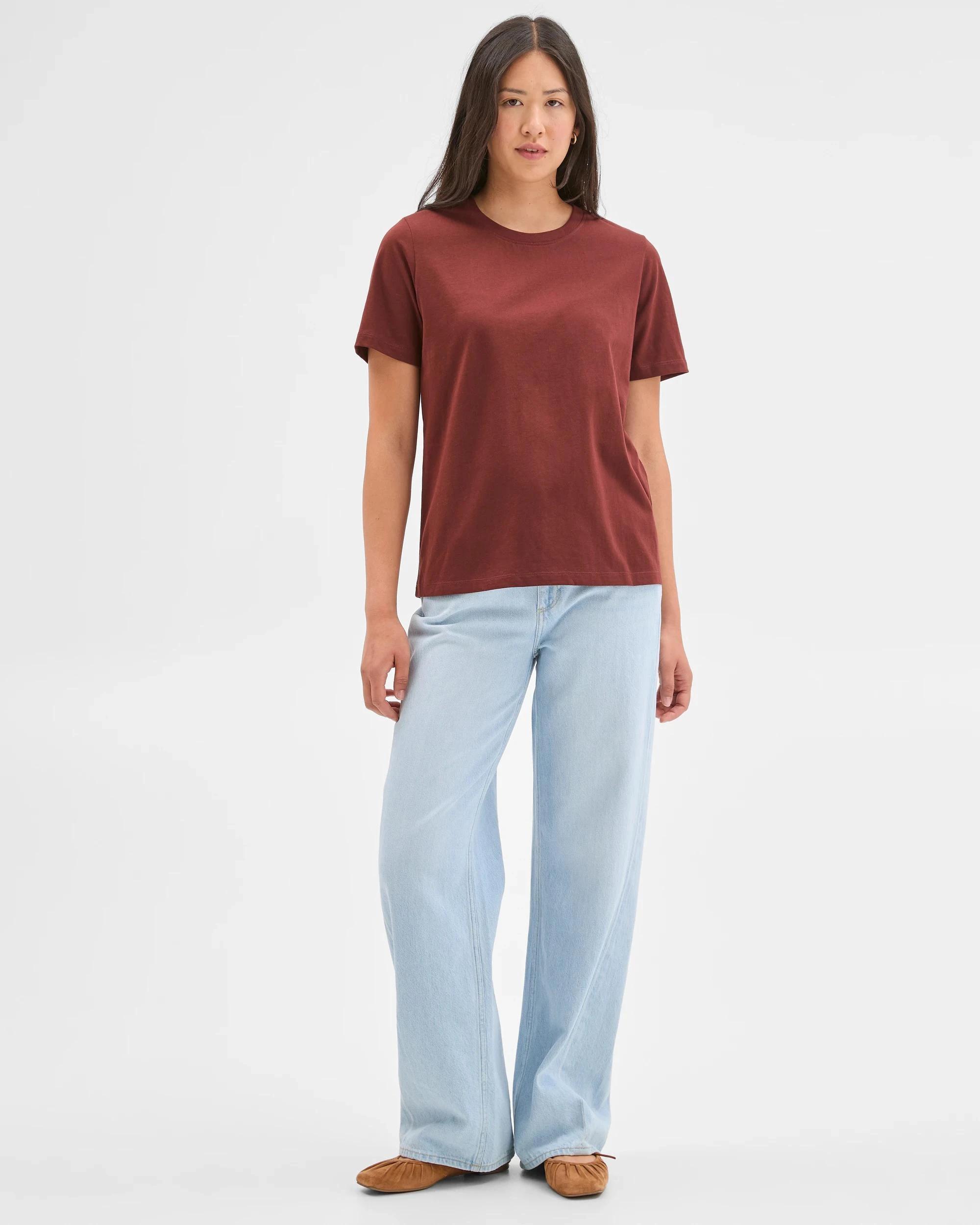 2 Target Woman Australian Cotton Classic T-Shirt AUBURN, 2 of 7
