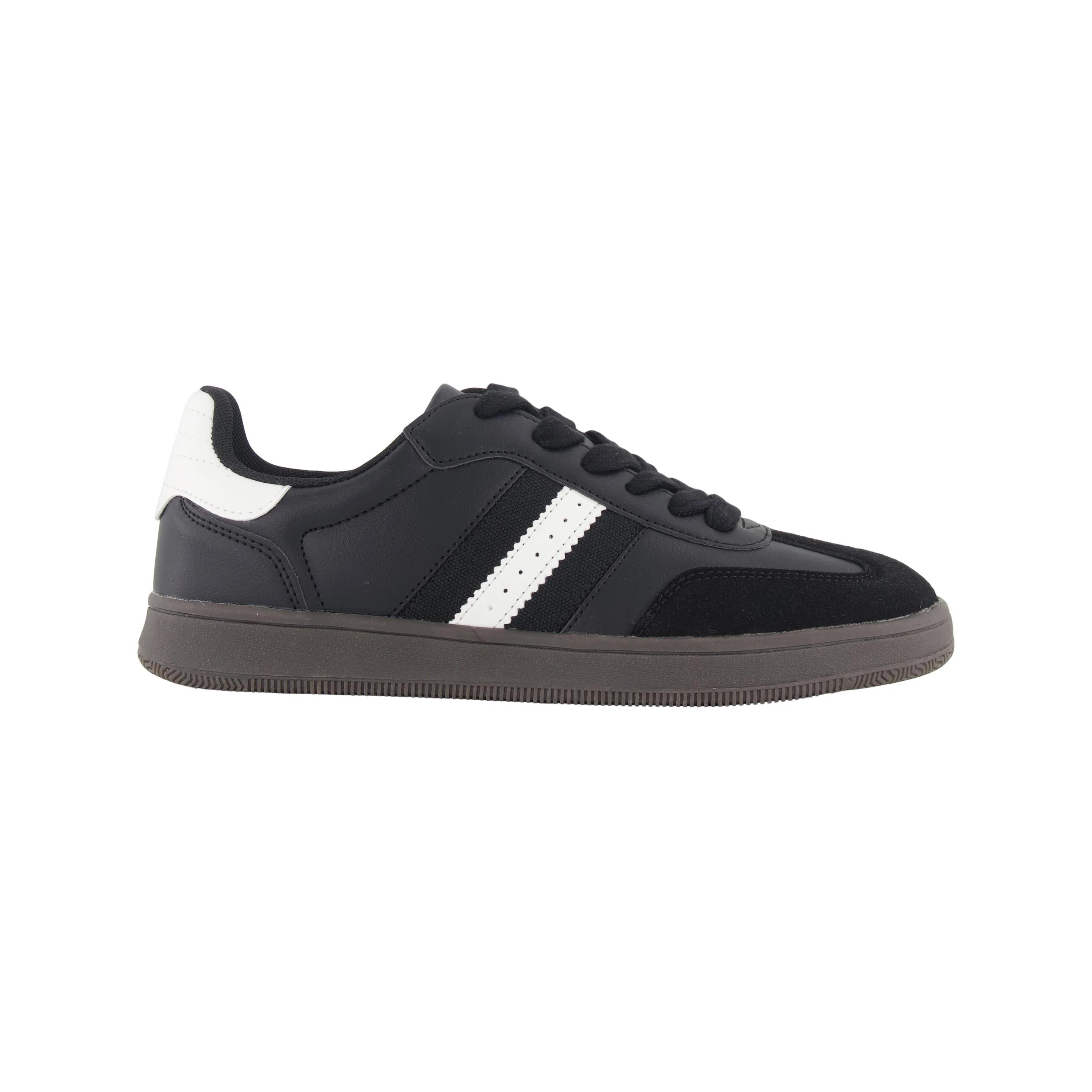 1 Retro PU  Sneakers Black, 1 of 5