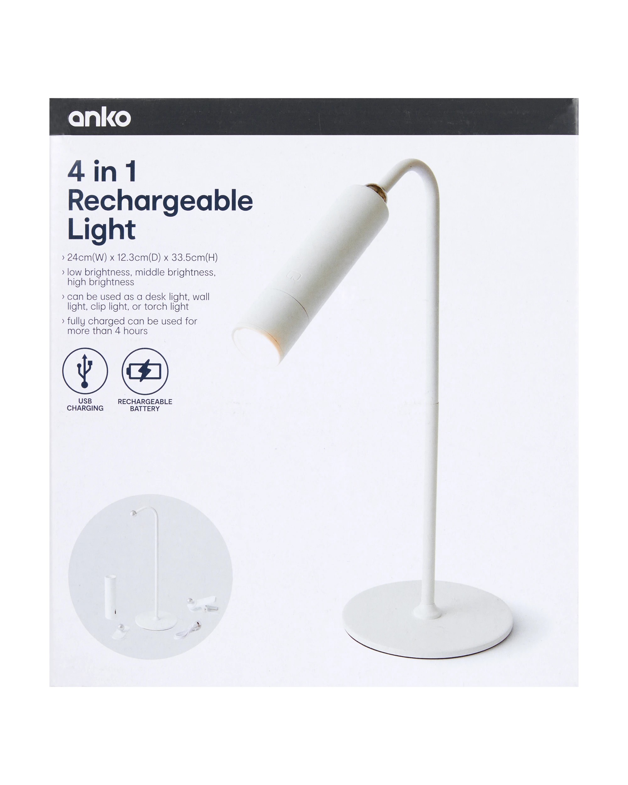 9 4-in-1 Rechargeable Light, 9 of 9