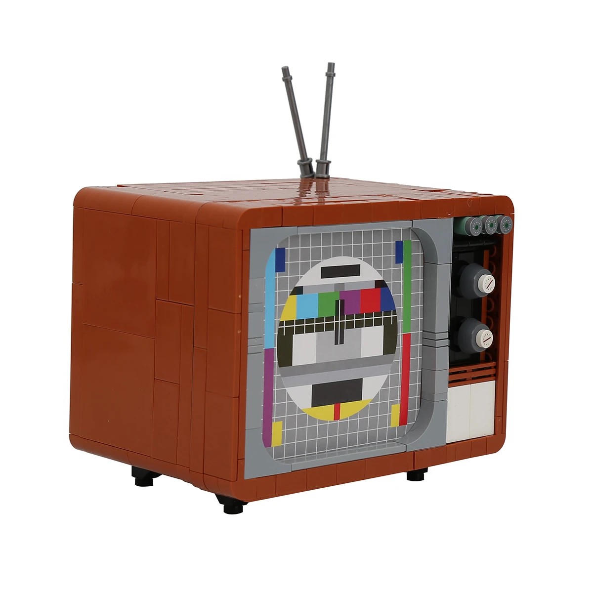 3 535 Pieces Mini Blocks Appliance Series: Retro TV, 3 of 9