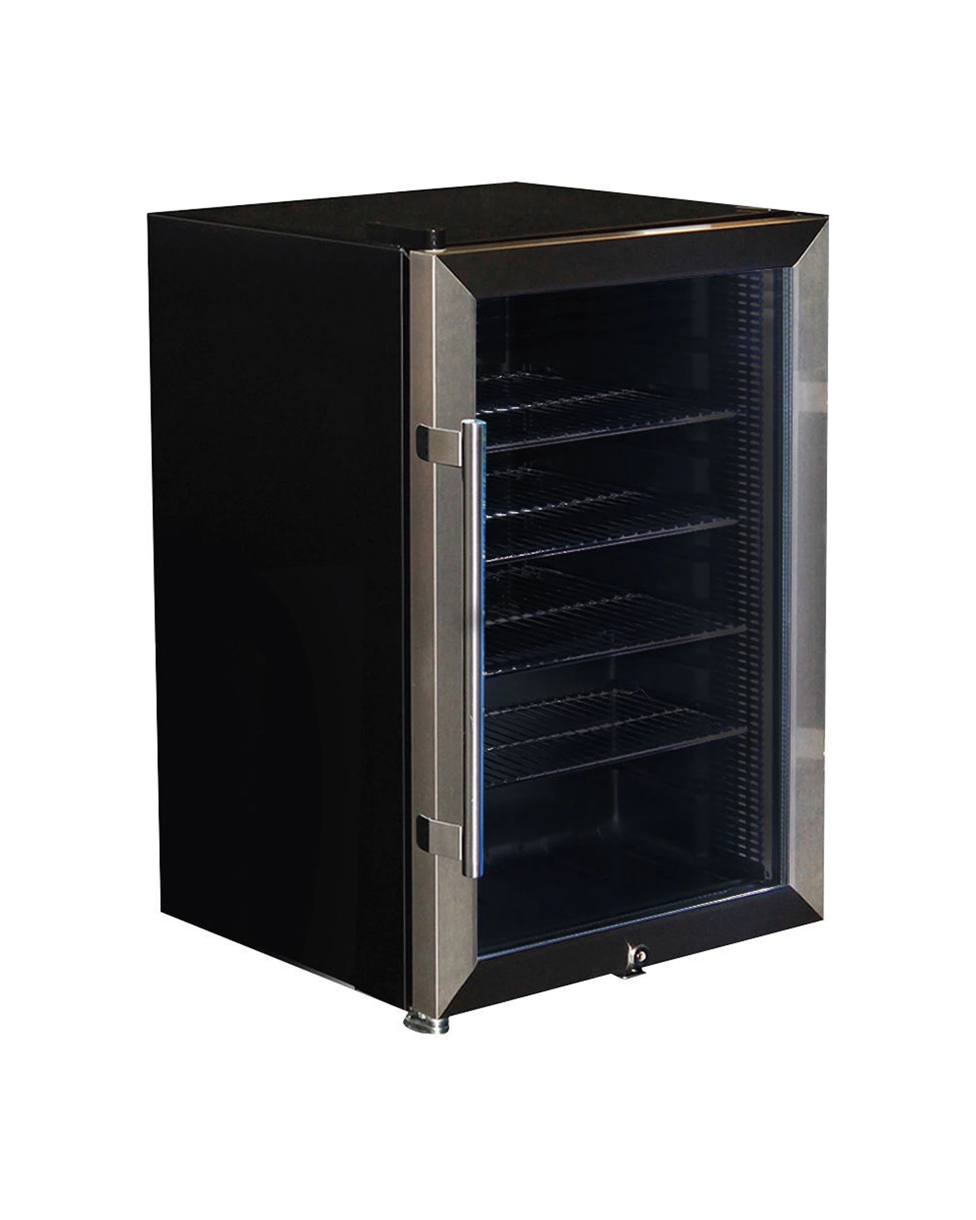 1 Heller 70L Beverage Cooler Fridge Outdoor Patio Drinks Cooler - Black, 1 of 1