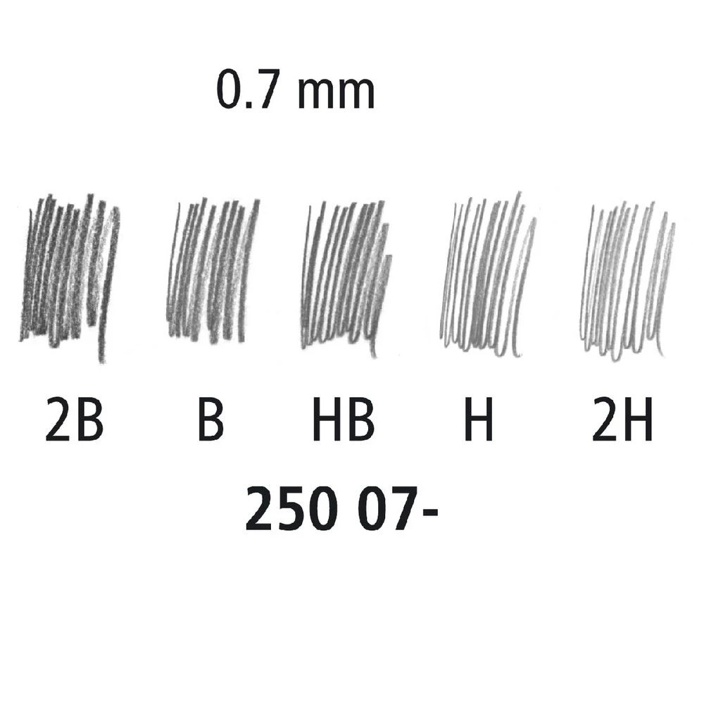 2 Staedtler Mars Micro Mechanical Pencil Lead Refills 0.7mm 2B, 2 of 3