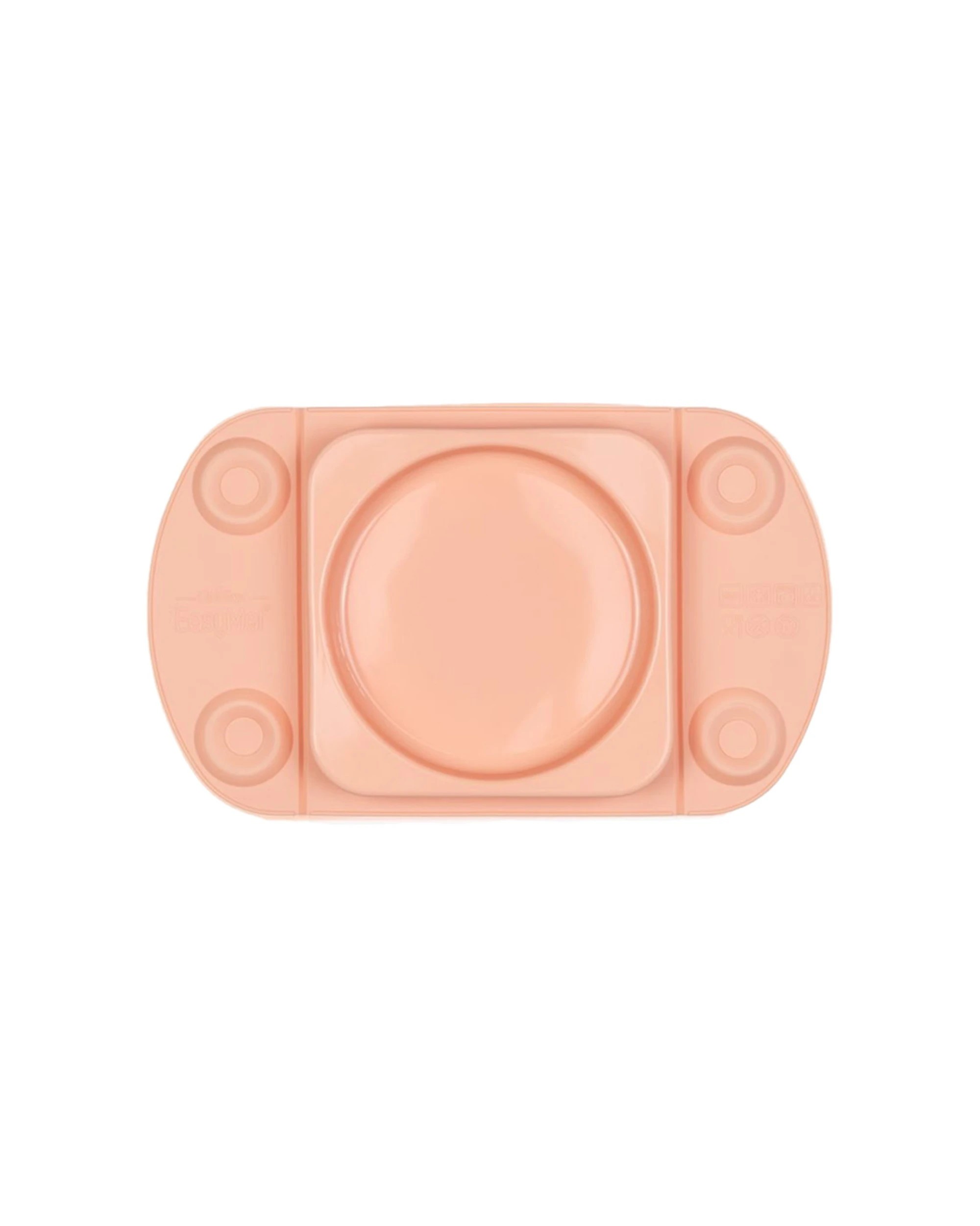 1 EasyTots Easymat MiniMax Open Baby Feeding Plate 5 Suction Points Pearl - Beige, 1 of 2