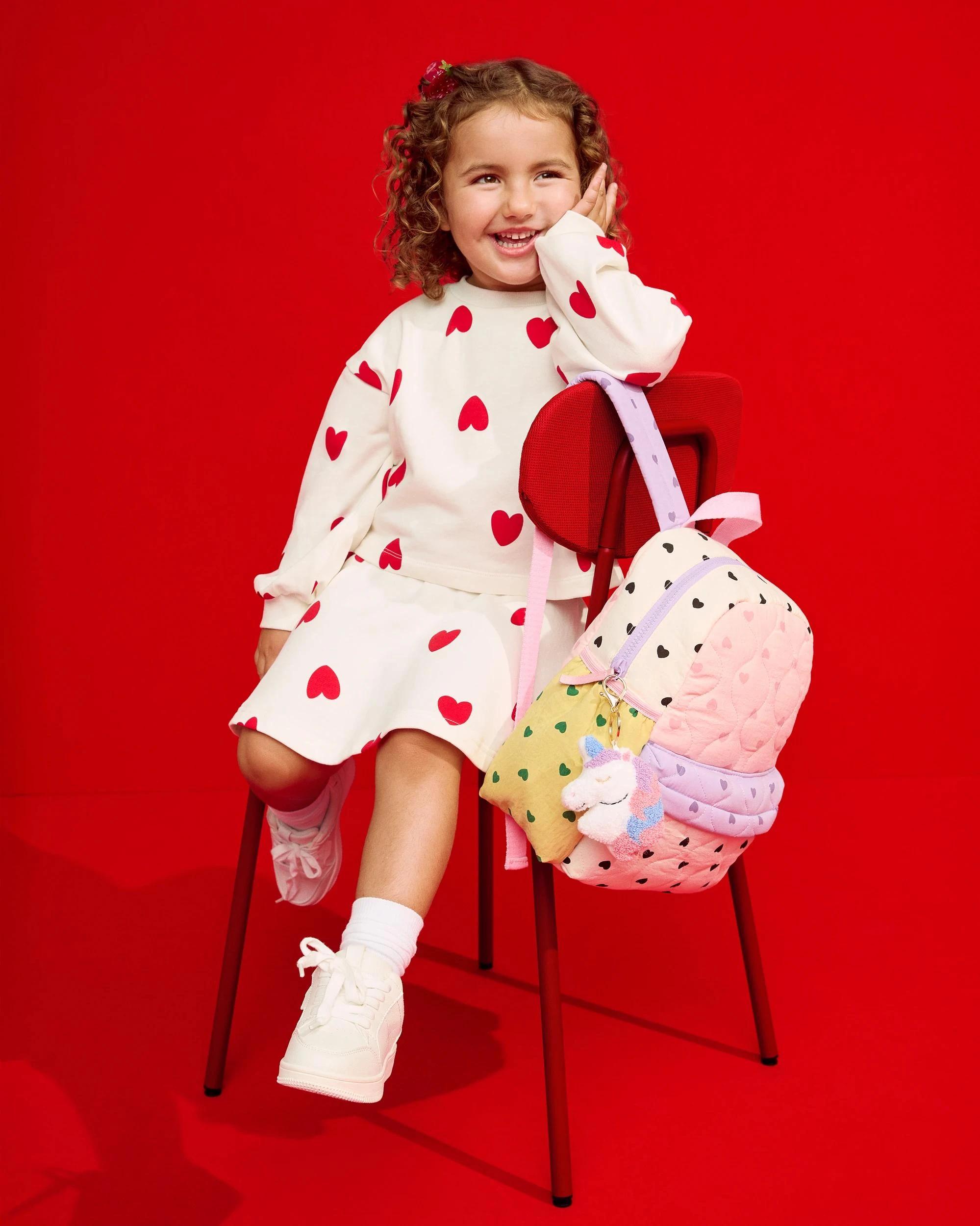 4 Target Kids Colour Block Quilted Heart Backpack COLOUR BLOCK, 4 of 5