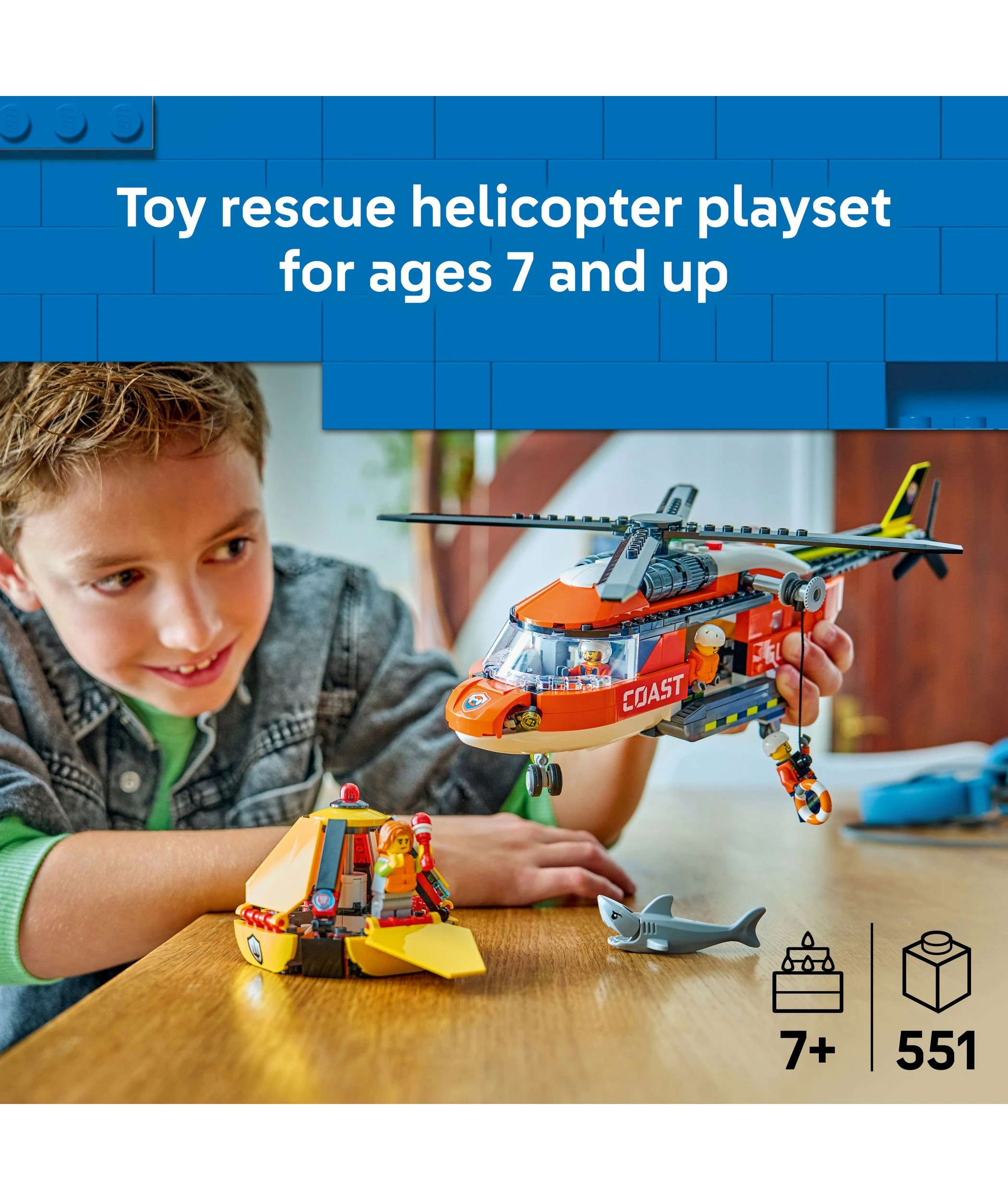 3 LEGO City Coast Guard Helicopter 60503, 3 of 10